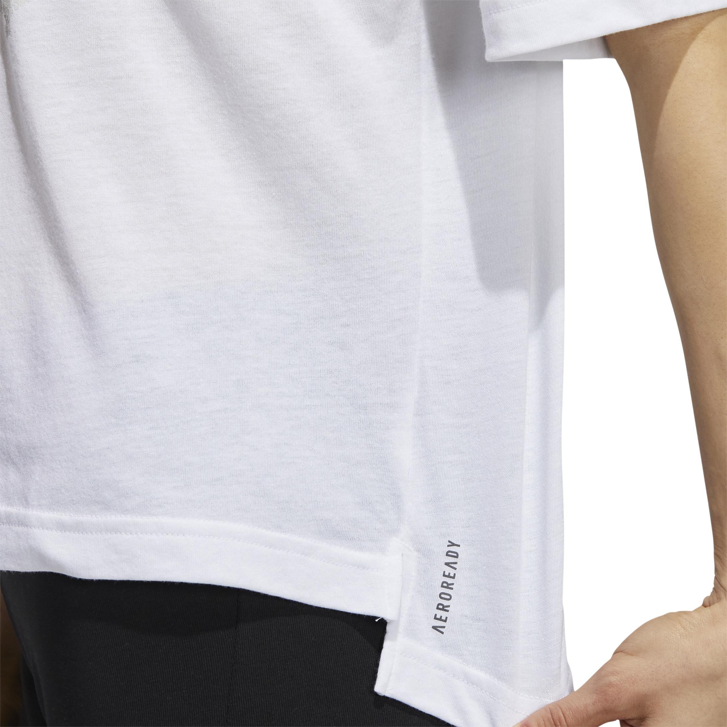 Camp Graphic Universal Short Sleeve T-Shirt, White, A901_ONE, large image number 4