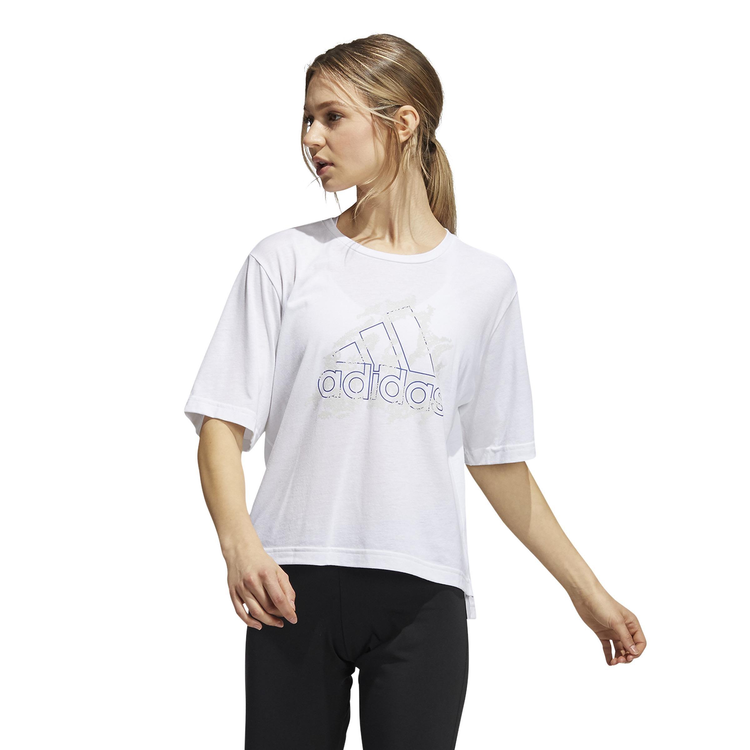Camp Graphic Universal Short Sleeve T-Shirt, White, A901_ONE, large image number 6