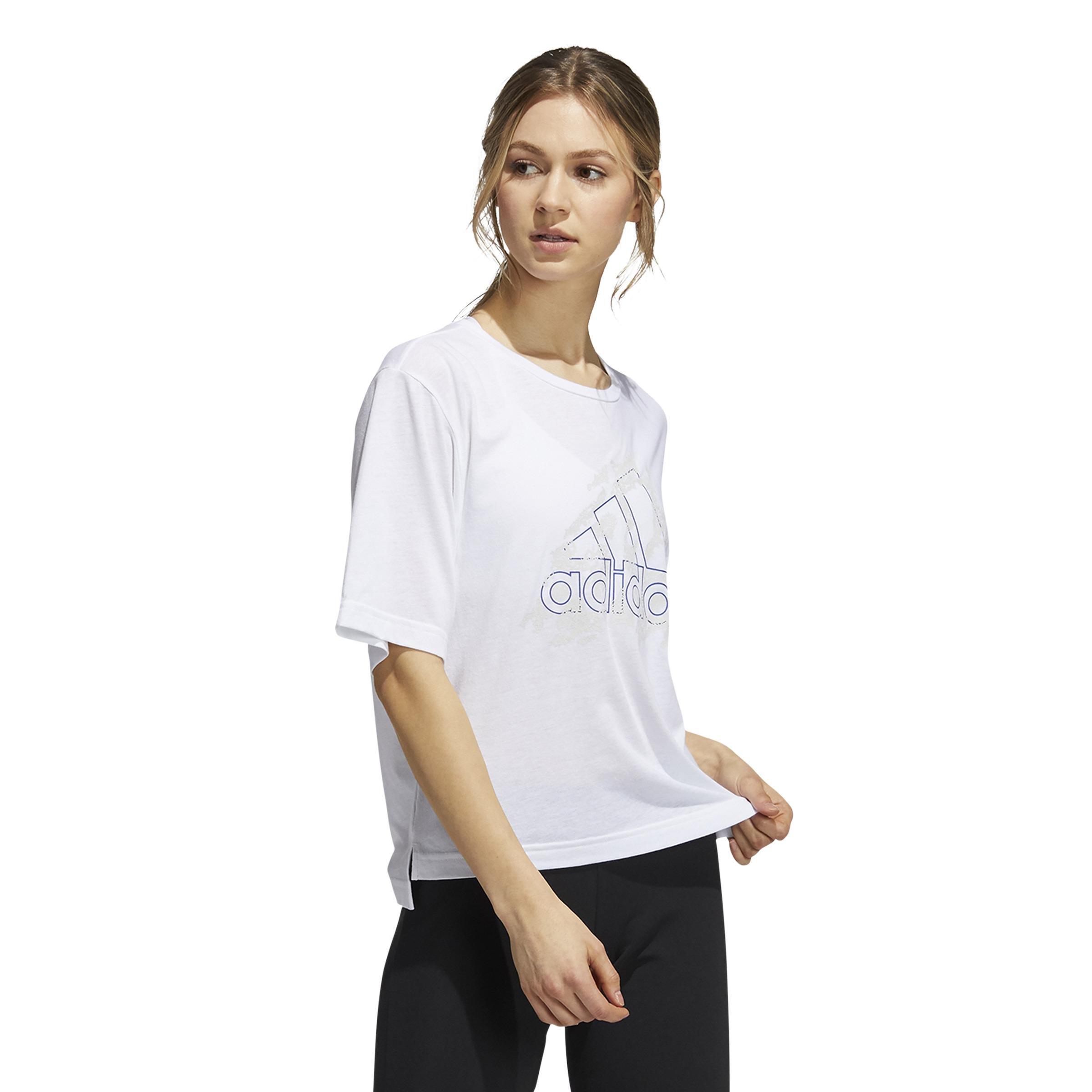 Camp Graphic Universal Short Sleeve T-Shirt, White, A901_ONE, large image number 7