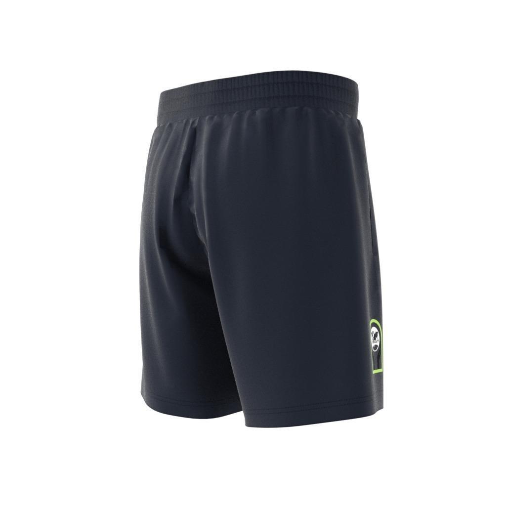 Lightweight Aeroready Graphic Shorts, Blue, A901_ONE, large image number 7