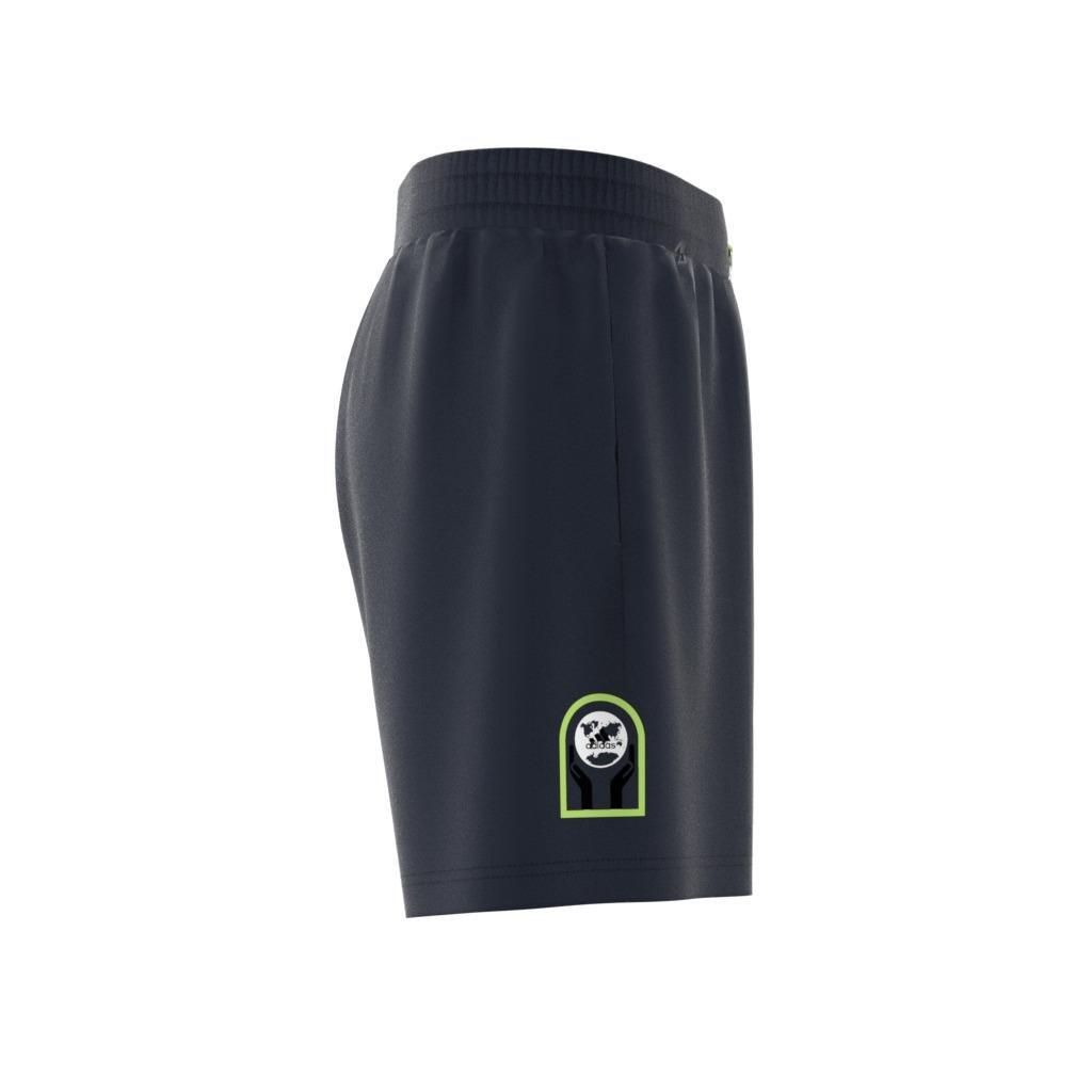 Lightweight Aeroready Graphic Shorts, Blue, A901_ONE, large image number 12