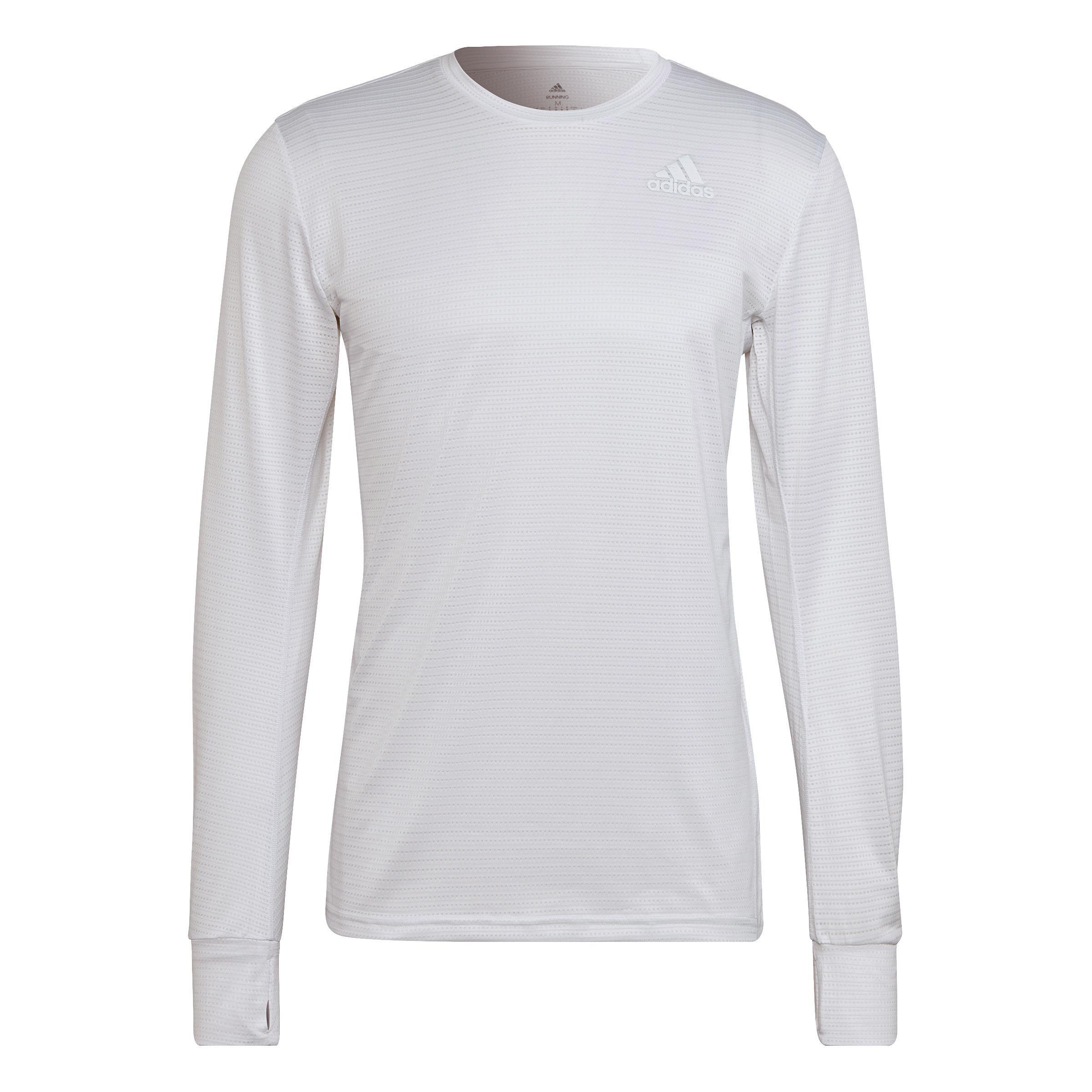 Own The Run Long Sleeve T-shirt, White, A901_ONE, large image number 1