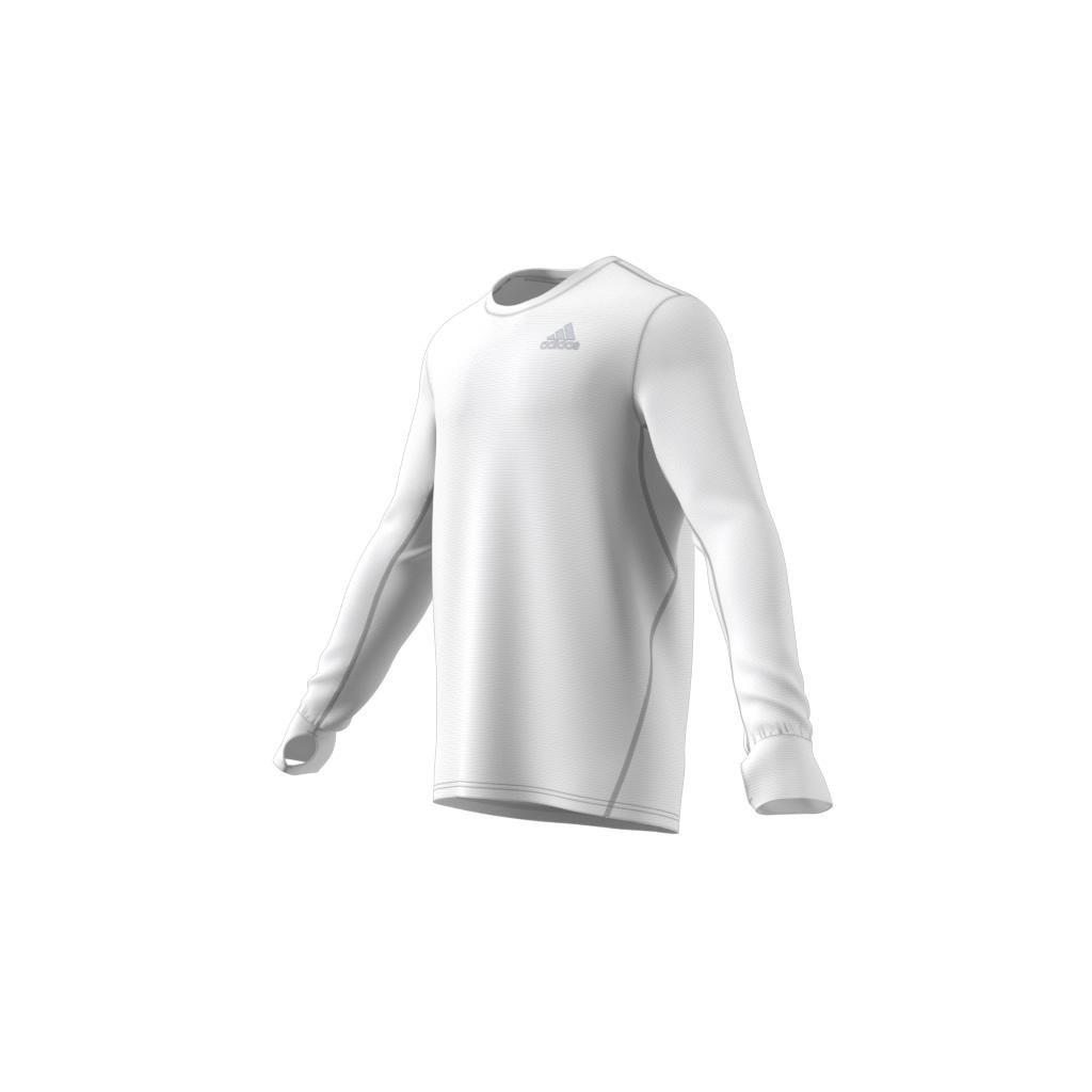 Own The Run Long Sleeve T-shirt, White, A901_ONE, large image number 3