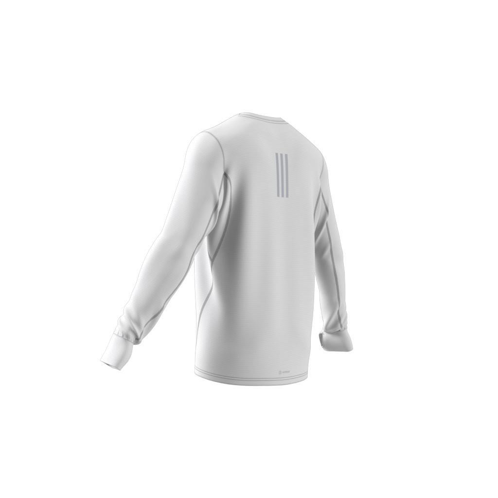 Own The Run Long Sleeve T-shirt, White, A901_ONE, large image number 4