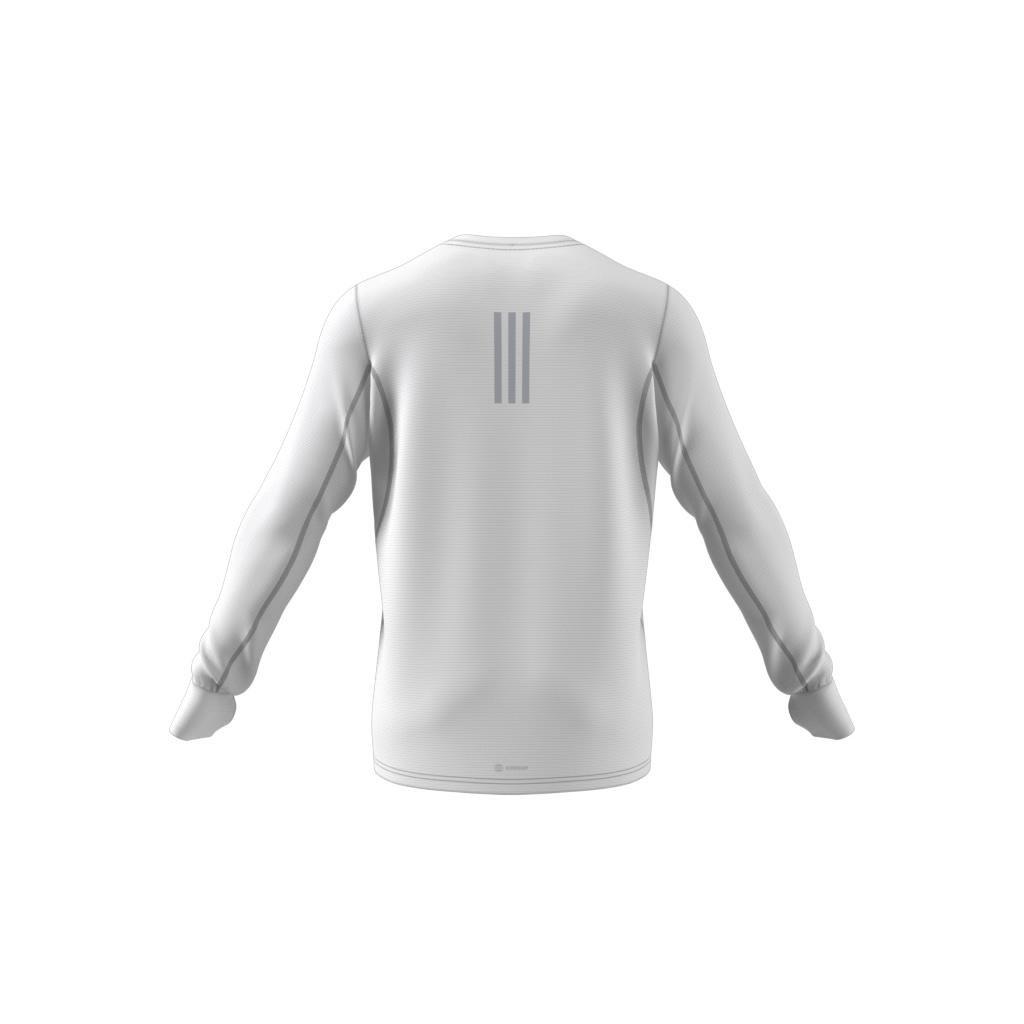 Own The Run Long Sleeve T-shirt, White, A901_ONE, large image number 5