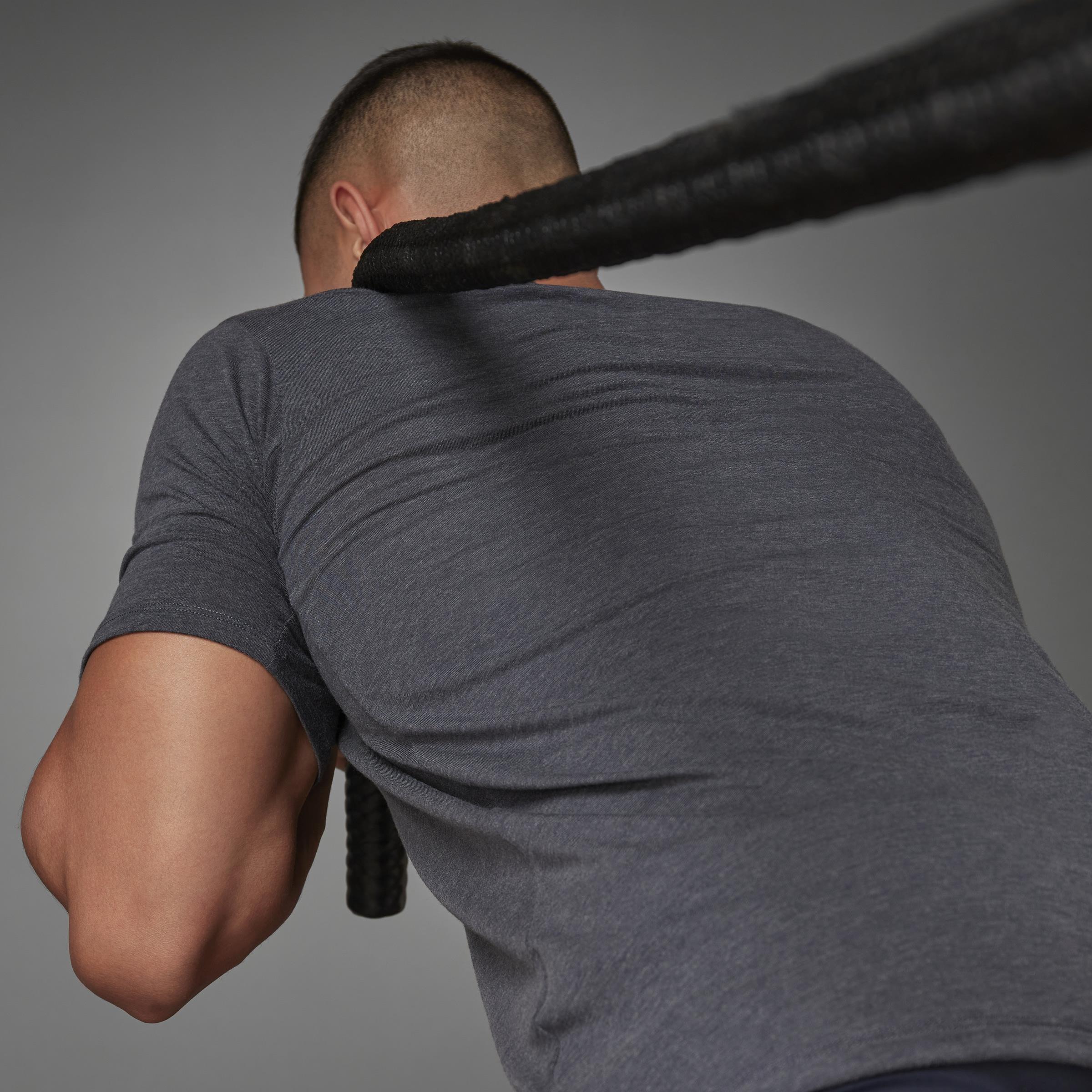 Designed for Training T-shirt, Blue, A901_ONE, large image number 6