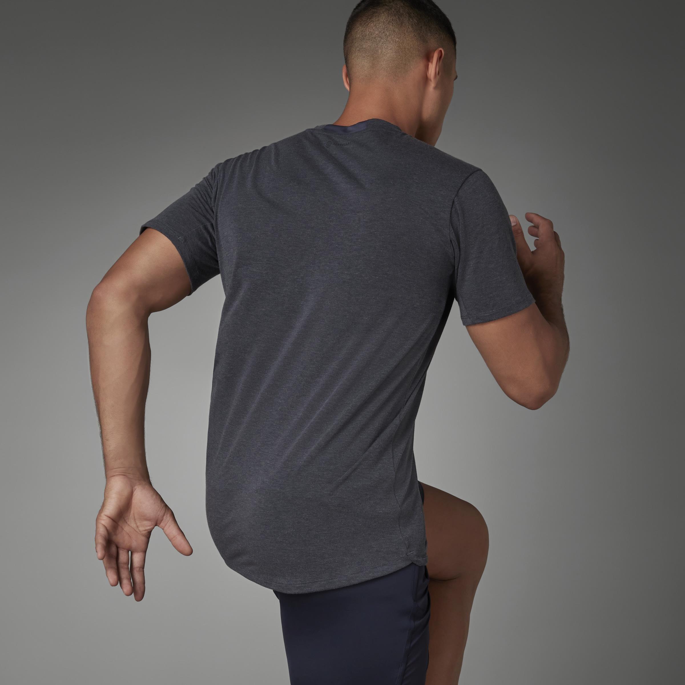 Designed for Training T-shirt, Blue, A901_ONE, large image number 7