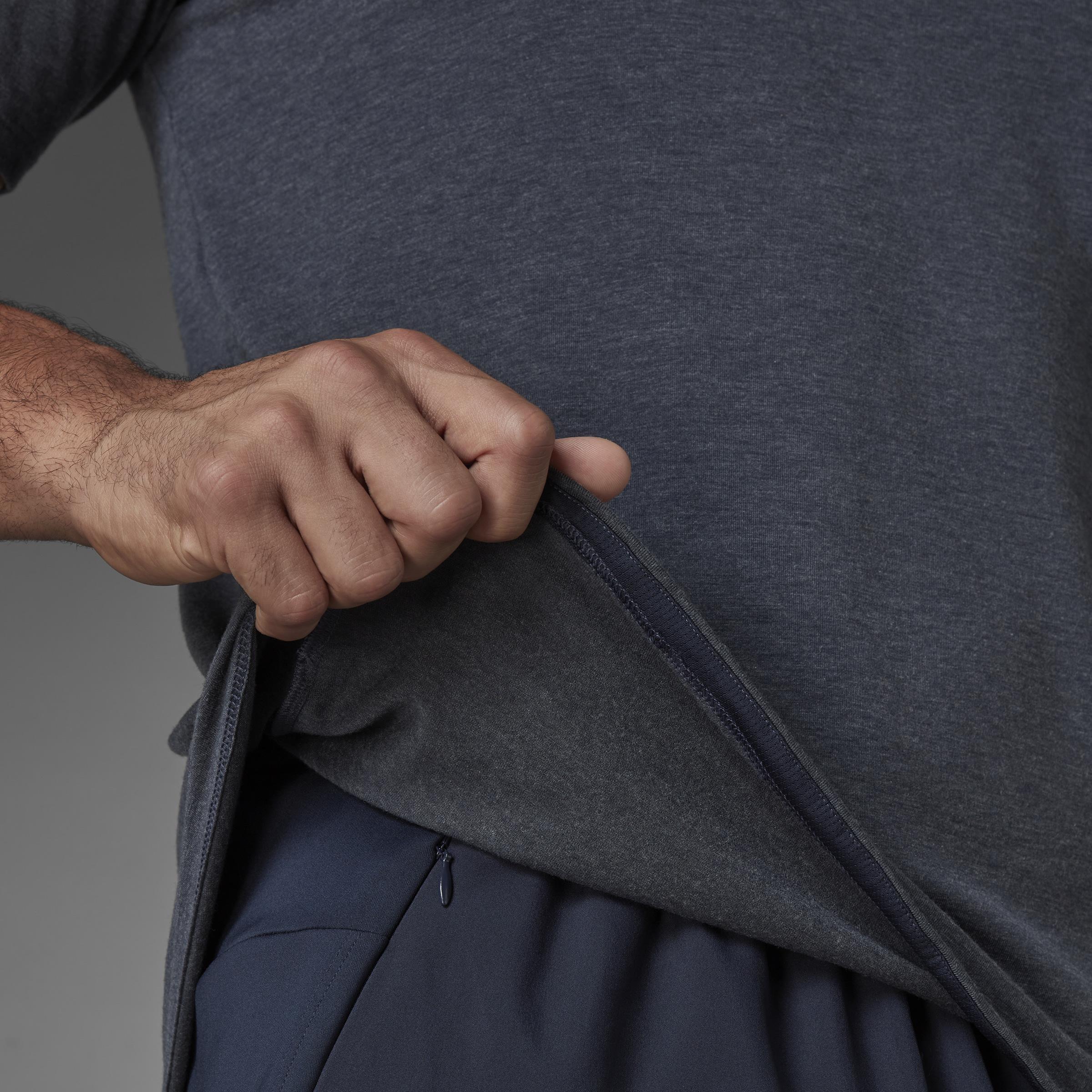 Designed for Training T-shirt, Blue, A901_ONE, large image number 10