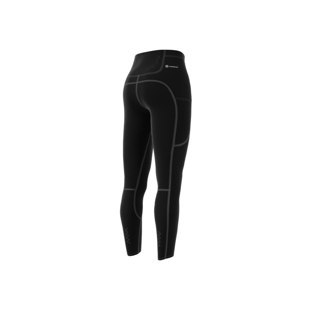 Fastimpact Running 7/8 Leggings, Black, , large image number 9