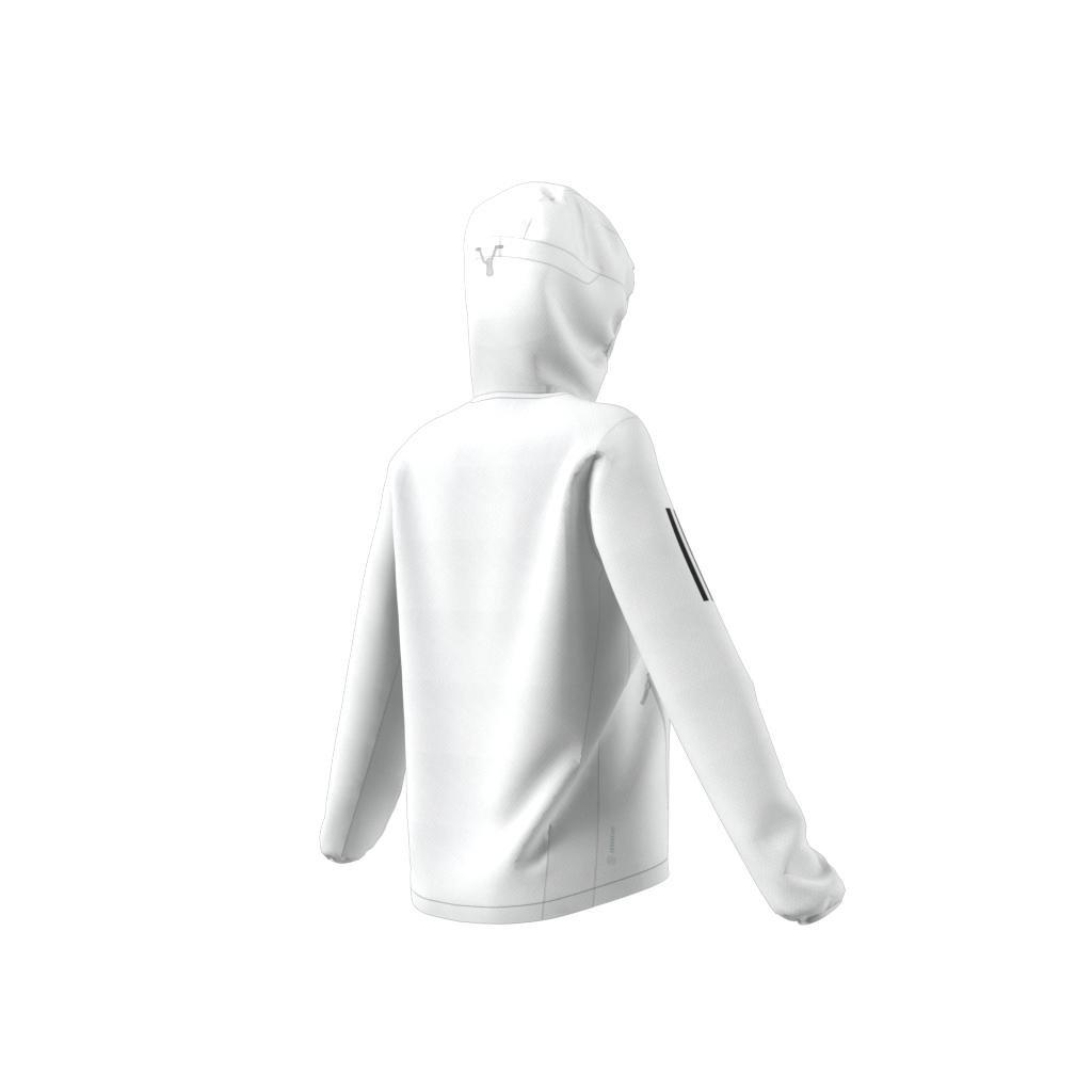 Own The Run Hooded Running Windbreaker, White, A901_ONE, large image number 8