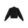 Women Loose Sweatshirt With Trefoil Application, Black, A901_ONE, thumbnail image number 17
