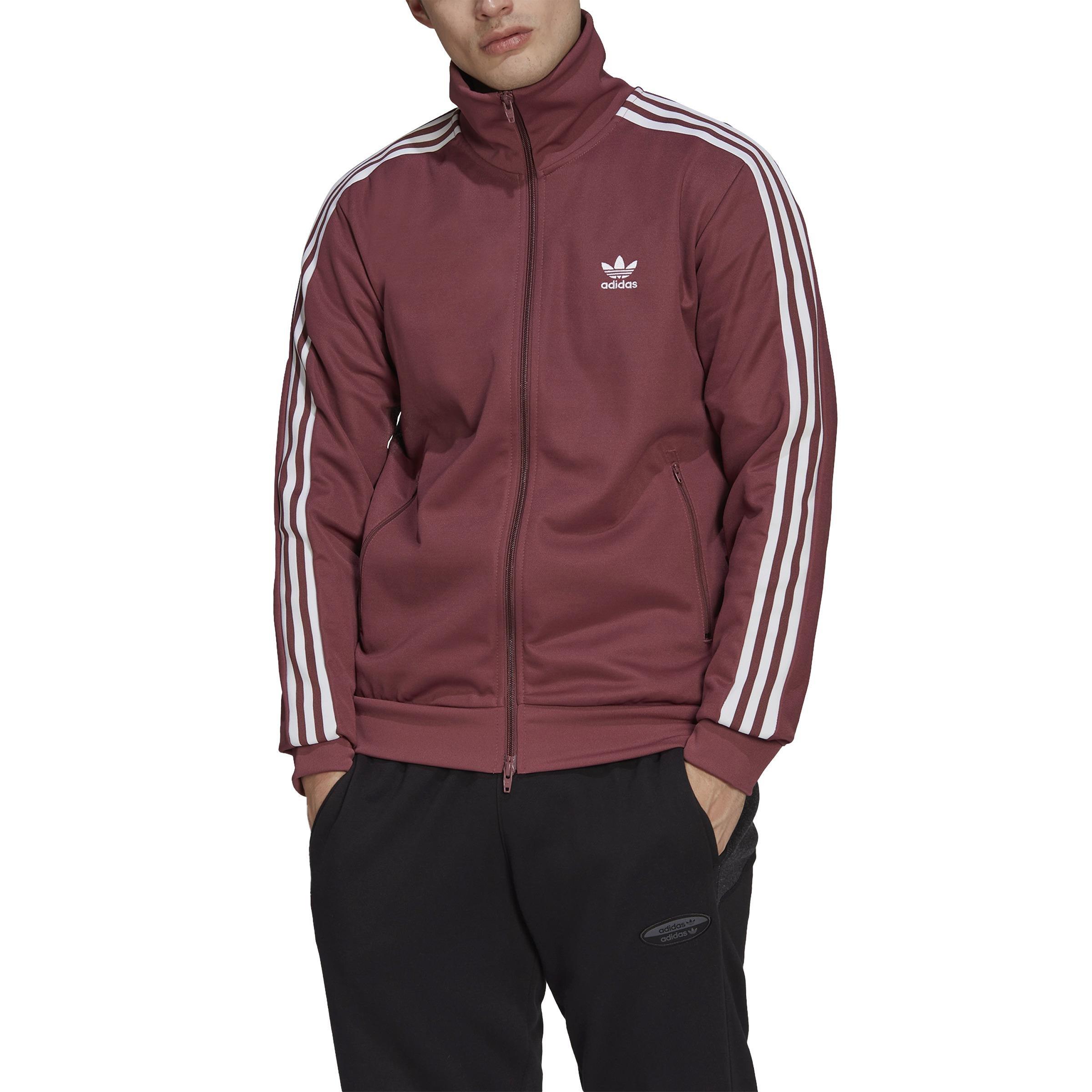 Adidas beckenbauer store burgundy