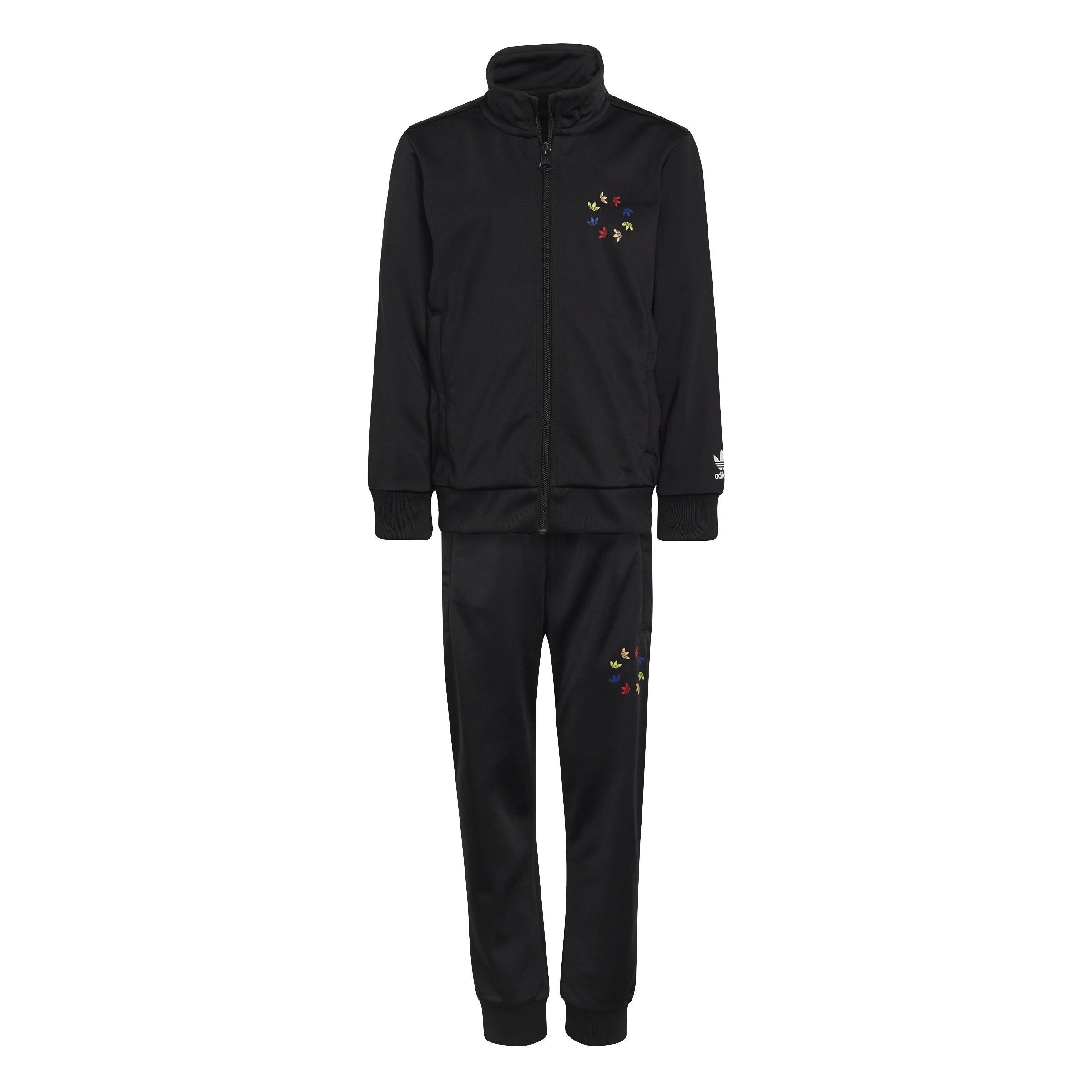Unisex Kids Adicolor Tracksuit, Black, , large image number 1