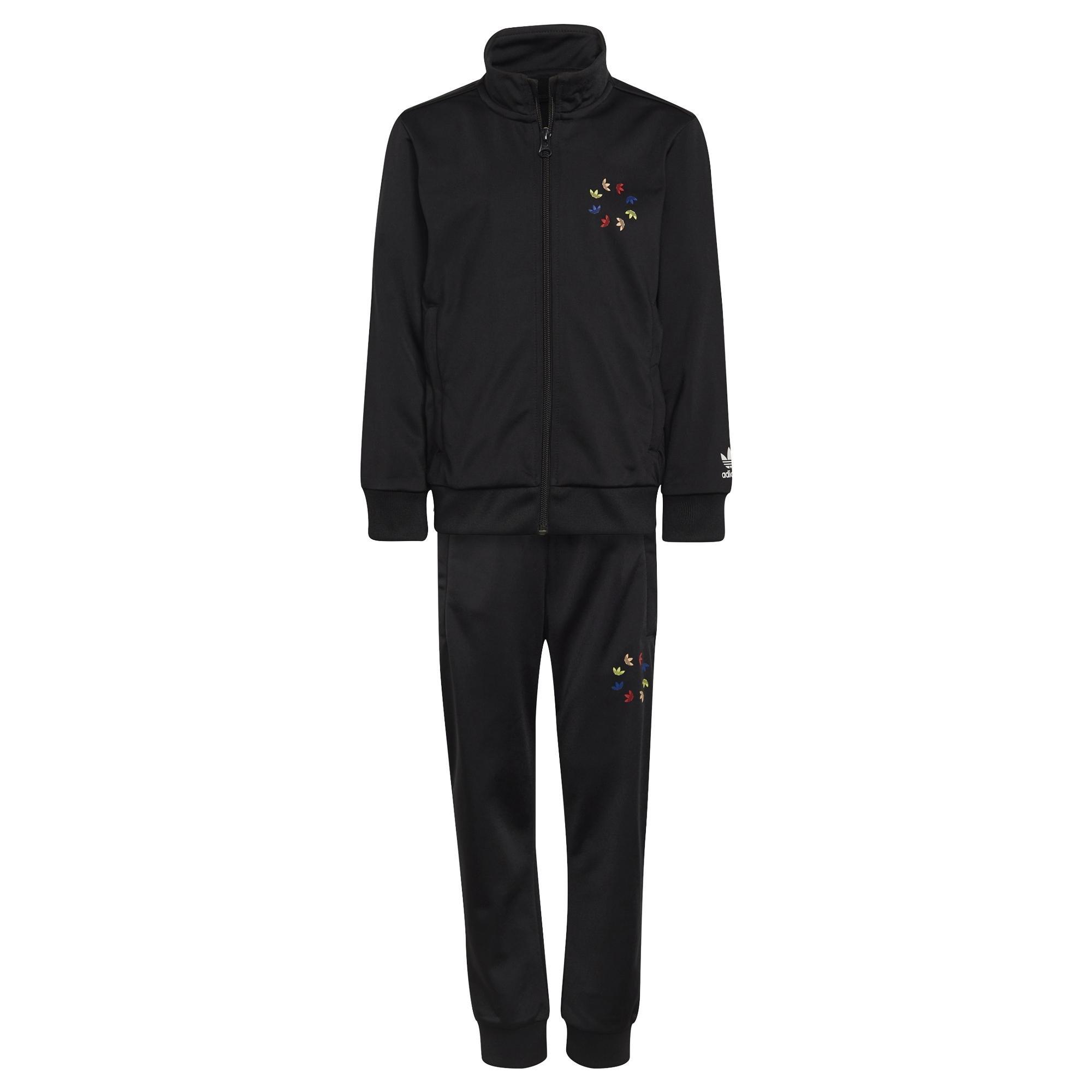 Unisex Kids Adicolor Tracksuit, Black, , large image number 3