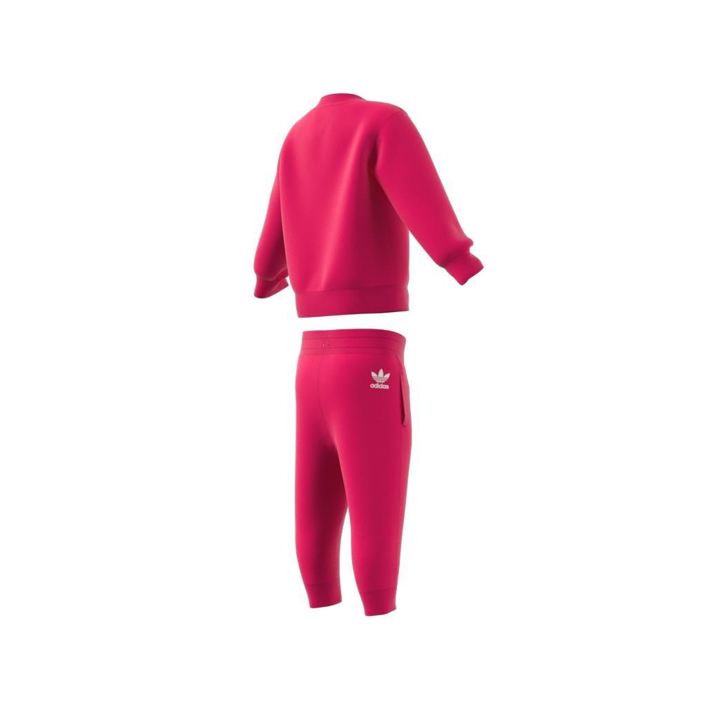 Unisex Kids Adicolor Crew Set, Pink, A901_ONE, large image number 9