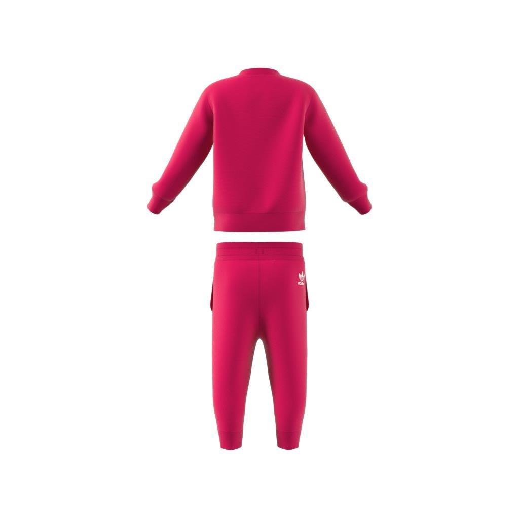 Unisex Kids Adicolor Crew Set, Pink, A901_ONE, large image number 12