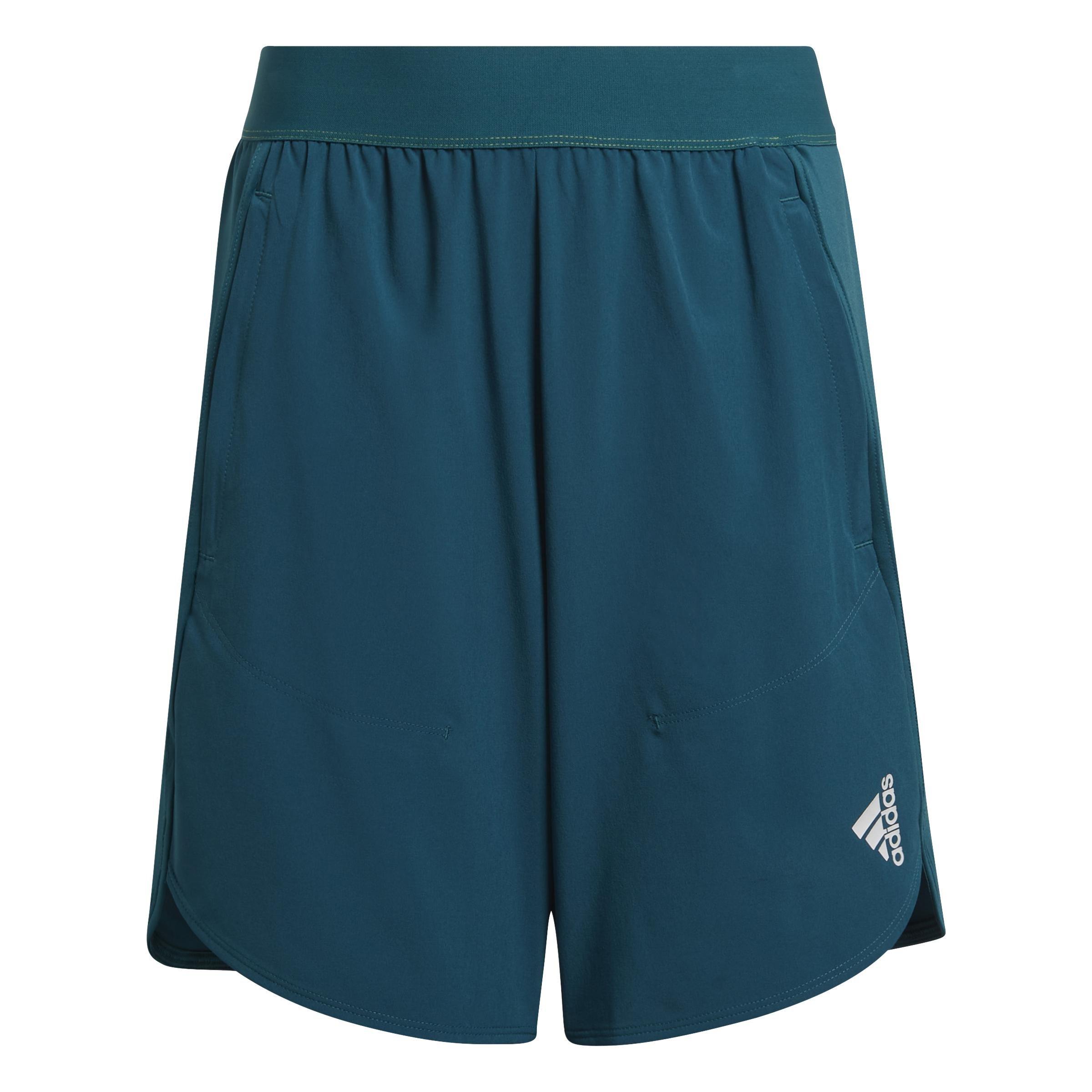 Kids Designed For Sport Aeroready Training Shorts, Turquoise, A901_ONE, large image number 0