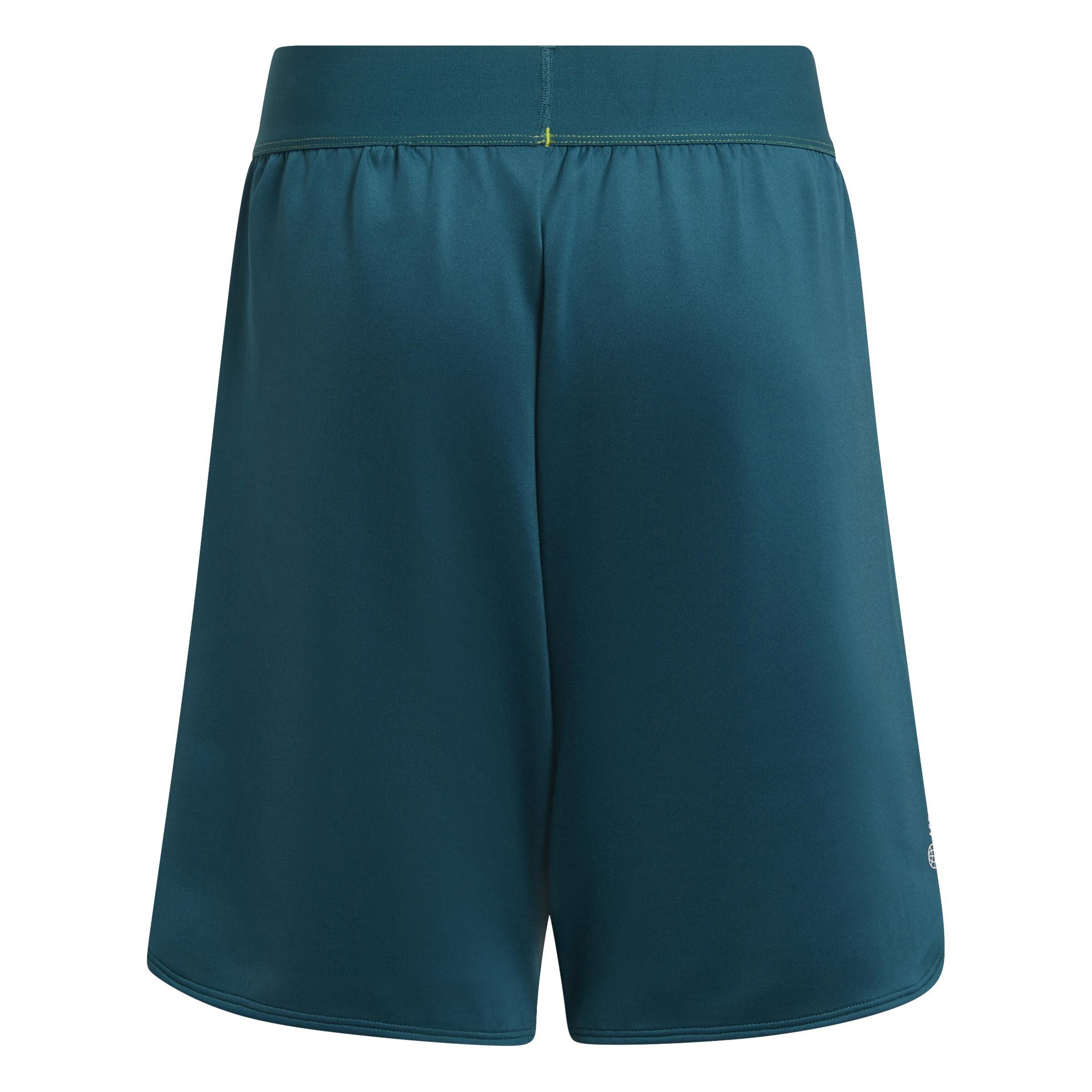 Kids Designed For Sport Aeroready Training Shorts, Turquoise, A901_ONE, large image number 2