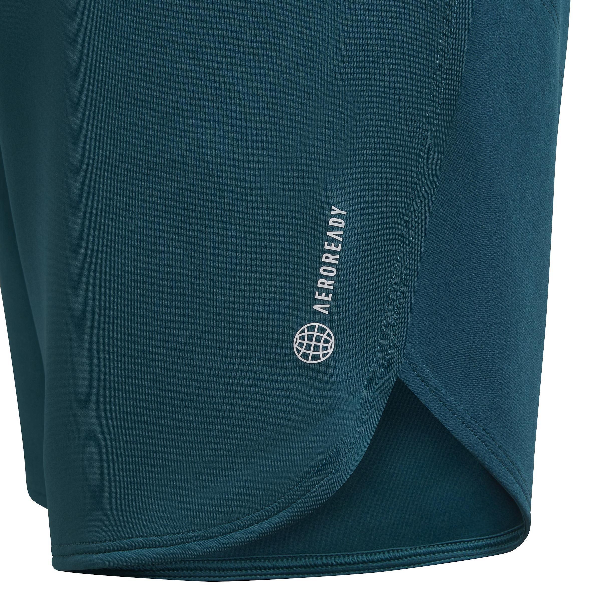 Kids Designed For Sport Aeroready Training Shorts, Turquoise, A901_ONE, large image number 3