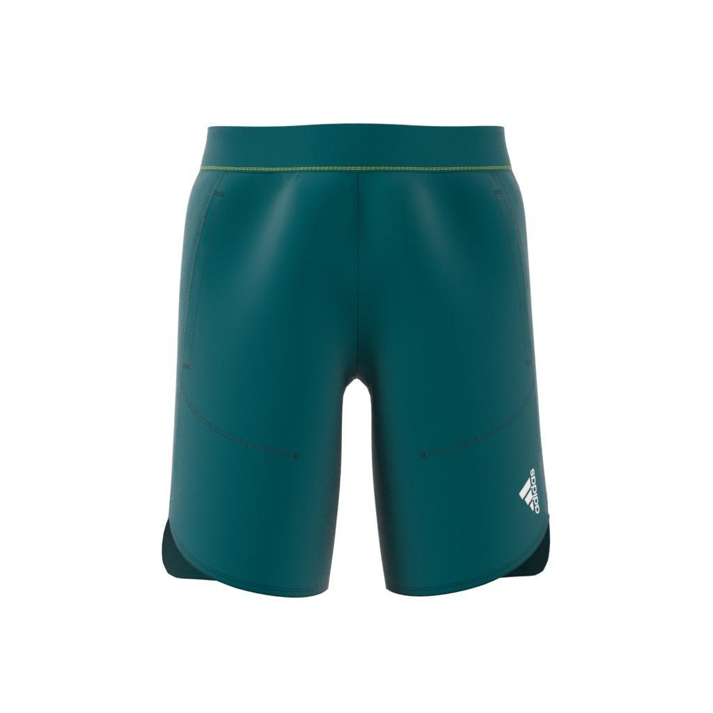 Kids Designed For Sport Aeroready Training Shorts, Turquoise, A901_ONE, large image number 6