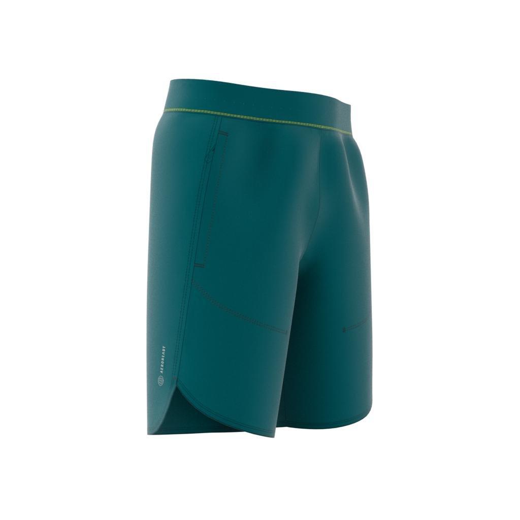 Kids Designed For Sport Aeroready Training Shorts, Turquoise, A901_ONE, large image number 10