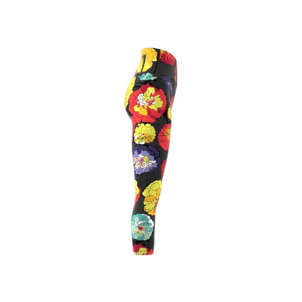 Floral Running Leggings, Black, , large image number 9