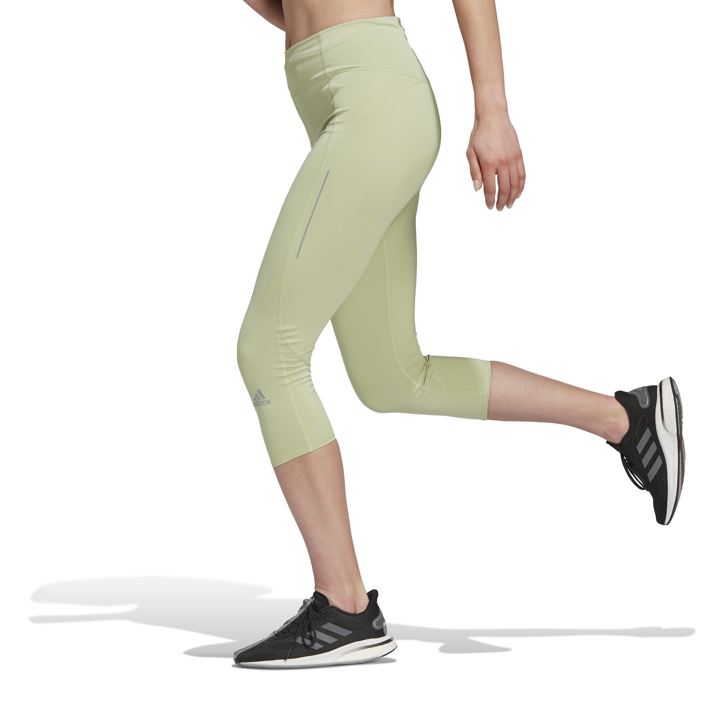 Own The Run 3/4 Running Leggings, Green, , large image number 0