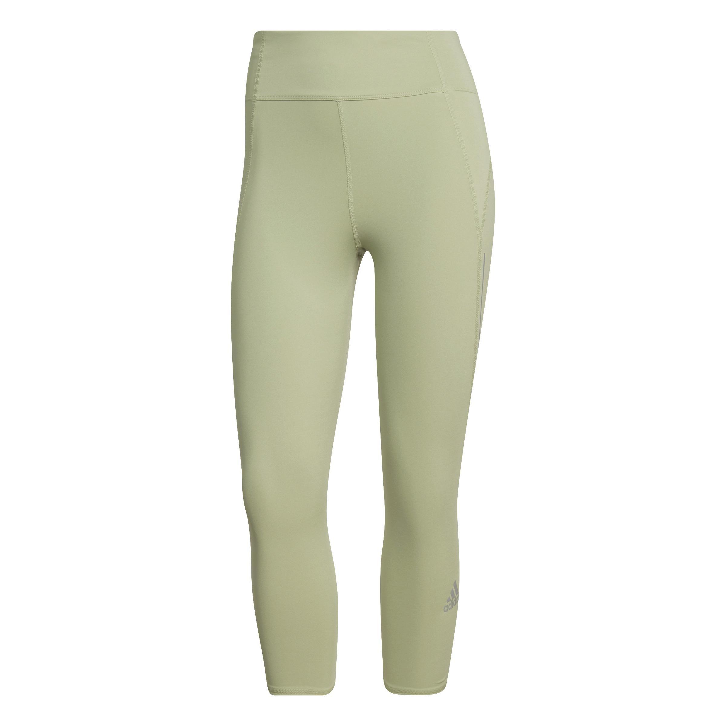 Women Own The Run 3/4 Running Leggings, Green, A901_ONE, large image number 1