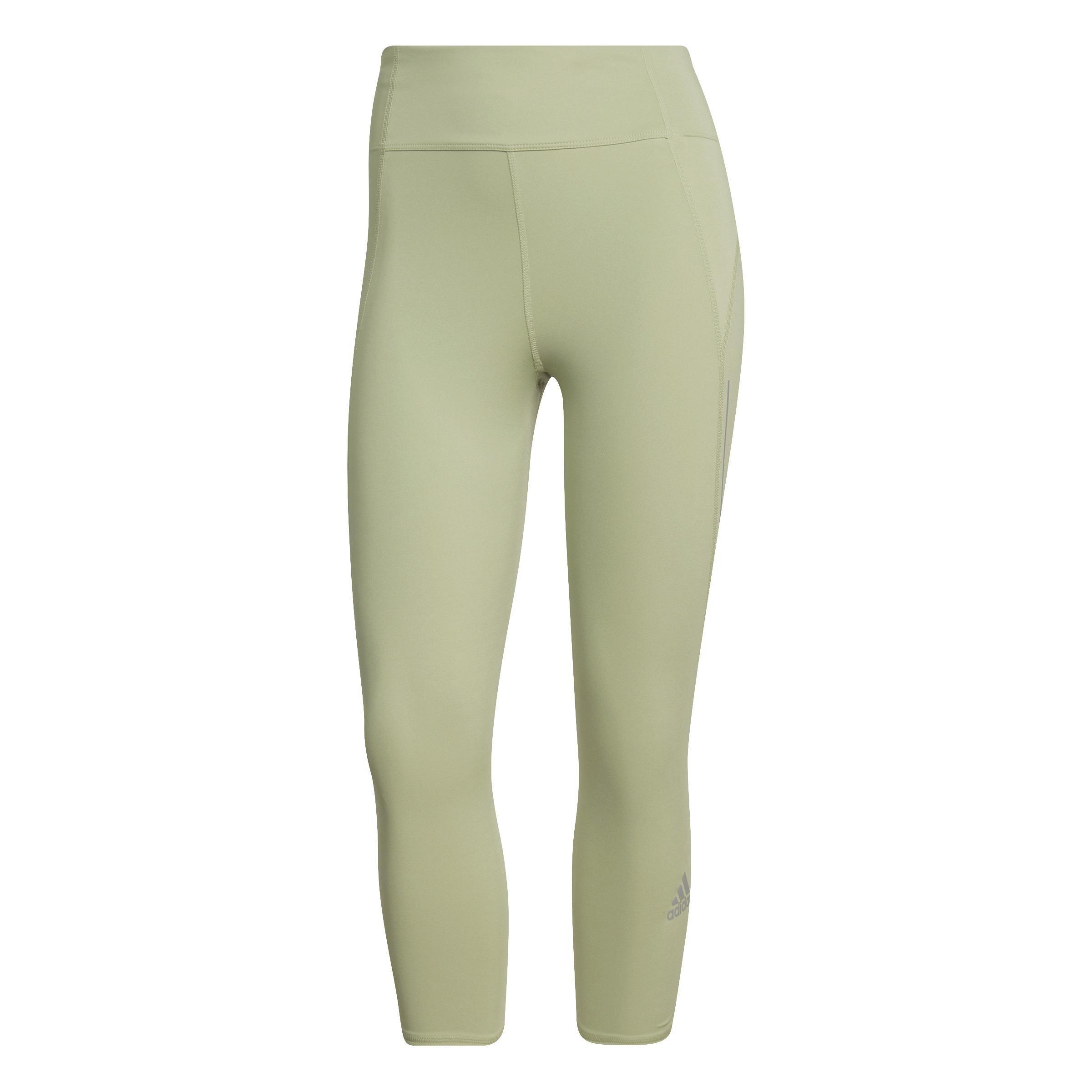 Women Own The Run 3/4 Running Leggings, Green, A901_ONE, large image number 2