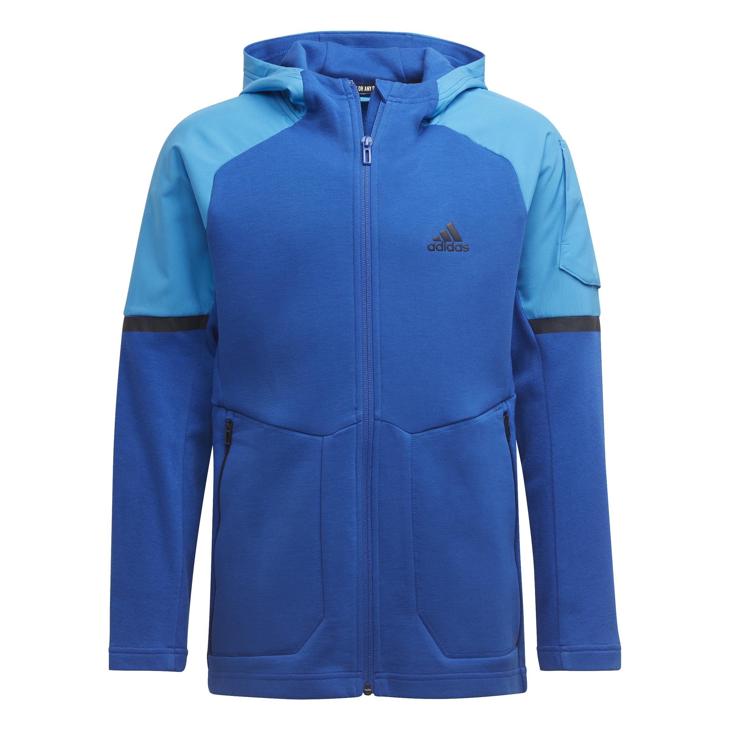 Kids Designed For Gameday Full-Zip Hoodie, Blue, , large image number 0