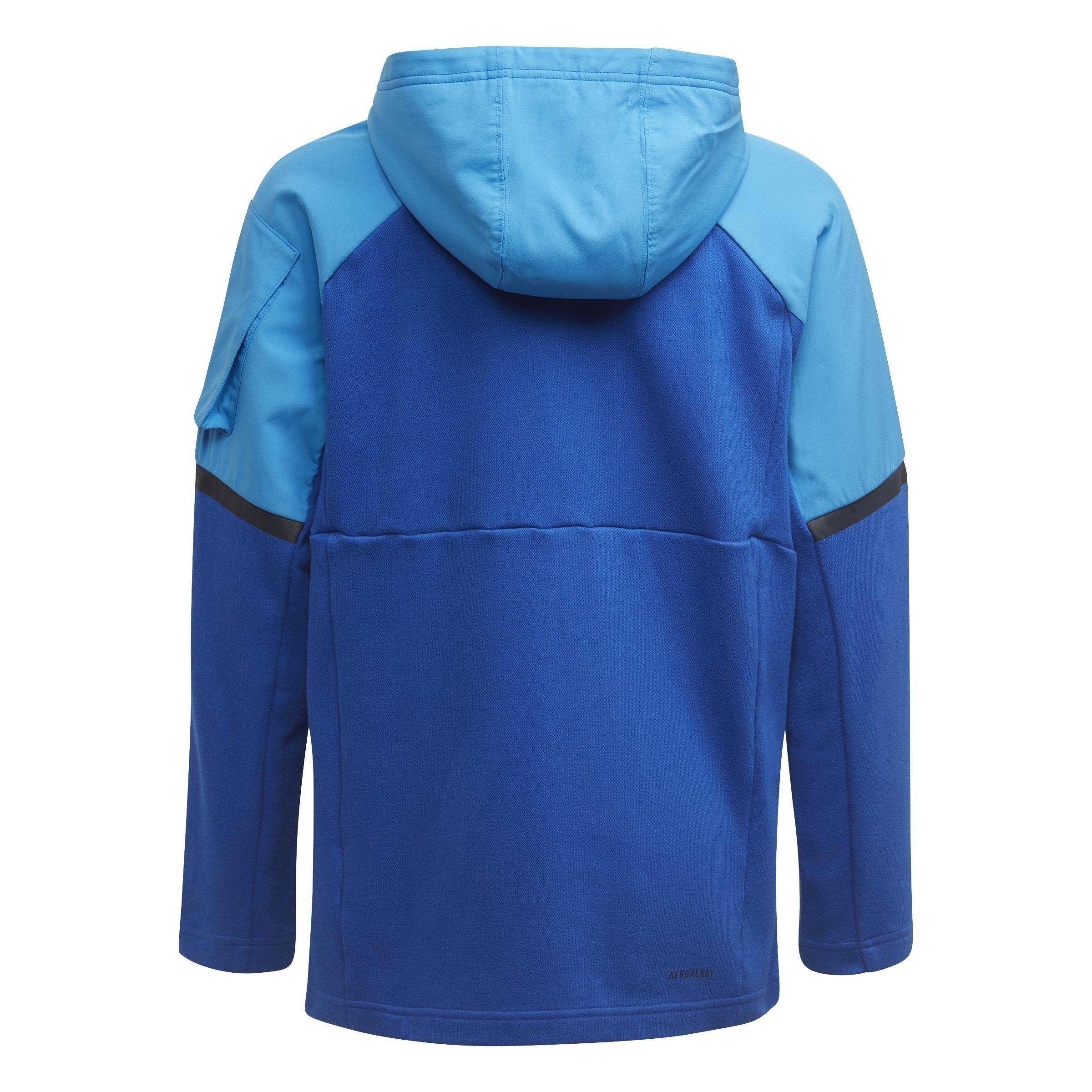 Kids Designed For Gameday Full-Zip Hoodie, Blue, , large image number 1