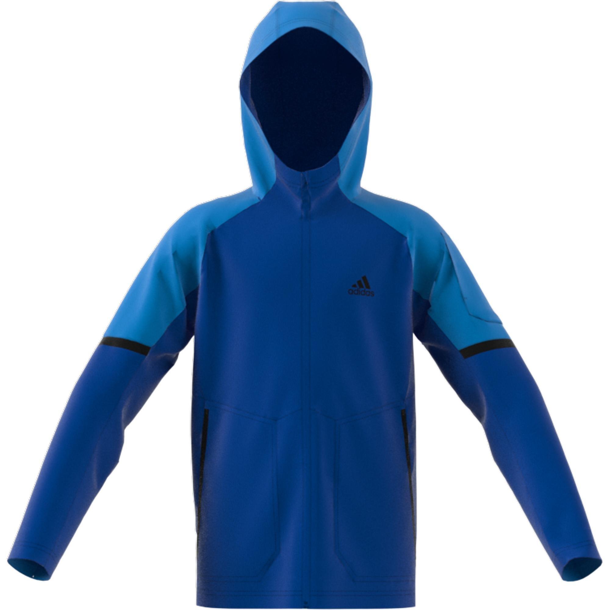 Kids Designed For Gameday Full-Zip Hoodie, Blue, , large image number 3