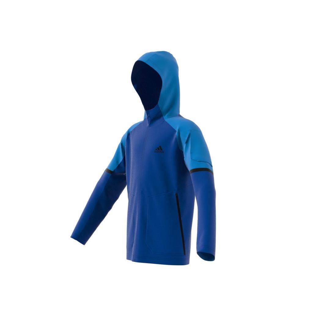 Kids Designed For Gameday Full-Zip Hoodie, Blue, , large image number 16
