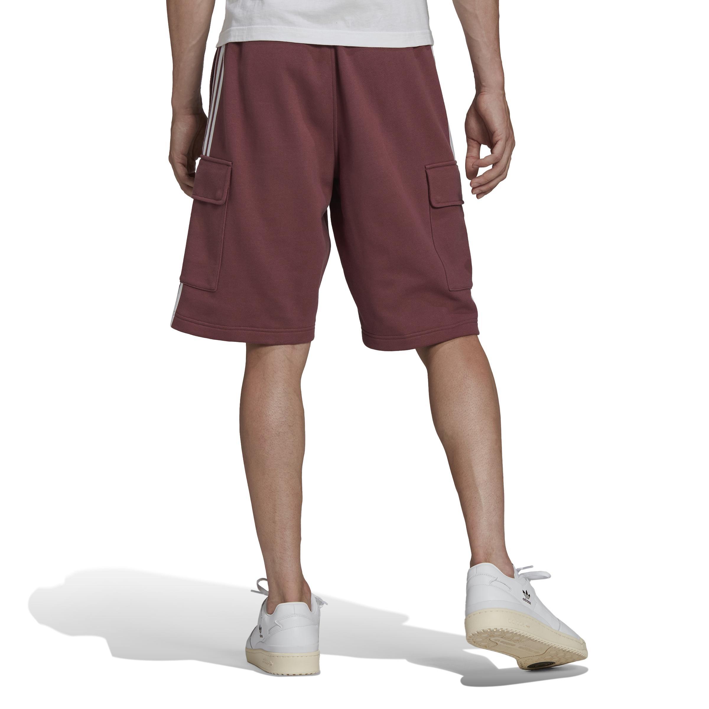 Adicolor Classics 3-Stripes Cargo Shorts, Brown, A901_ONE, large image number 4