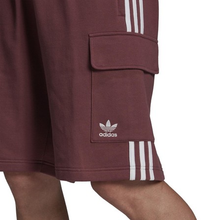 Men Adicolor Classics 3-Stripes Cargo Shorts , Red, A901_ONE, large image number 5