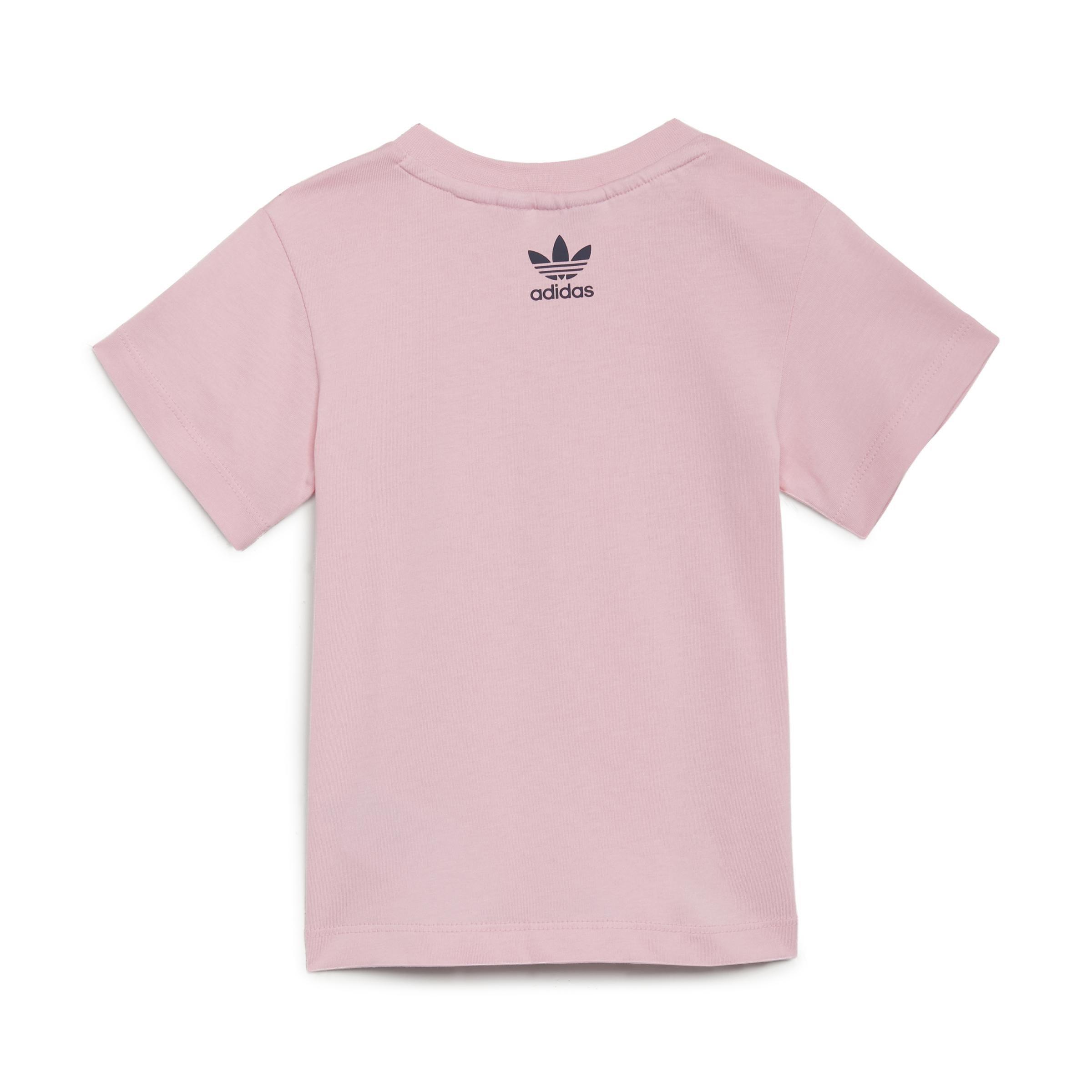 Unisex Kids adidas x Kevin Lyons Shorts and Tee Set, Pink, A901_ONE, large image number 3