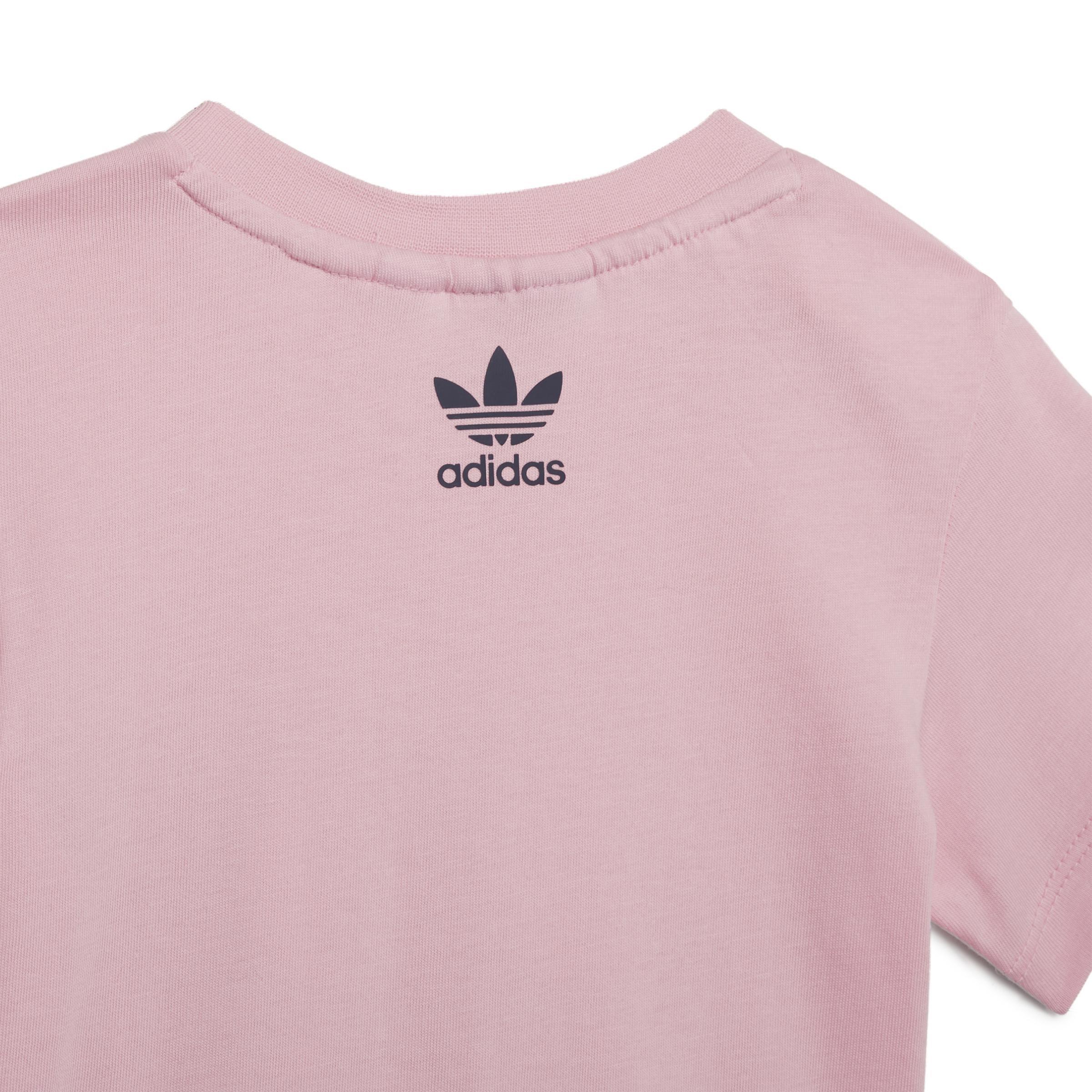 Unisex Kids adidas x Kevin Lyons Shorts and Tee Set, Pink, A901_ONE, large image number 6