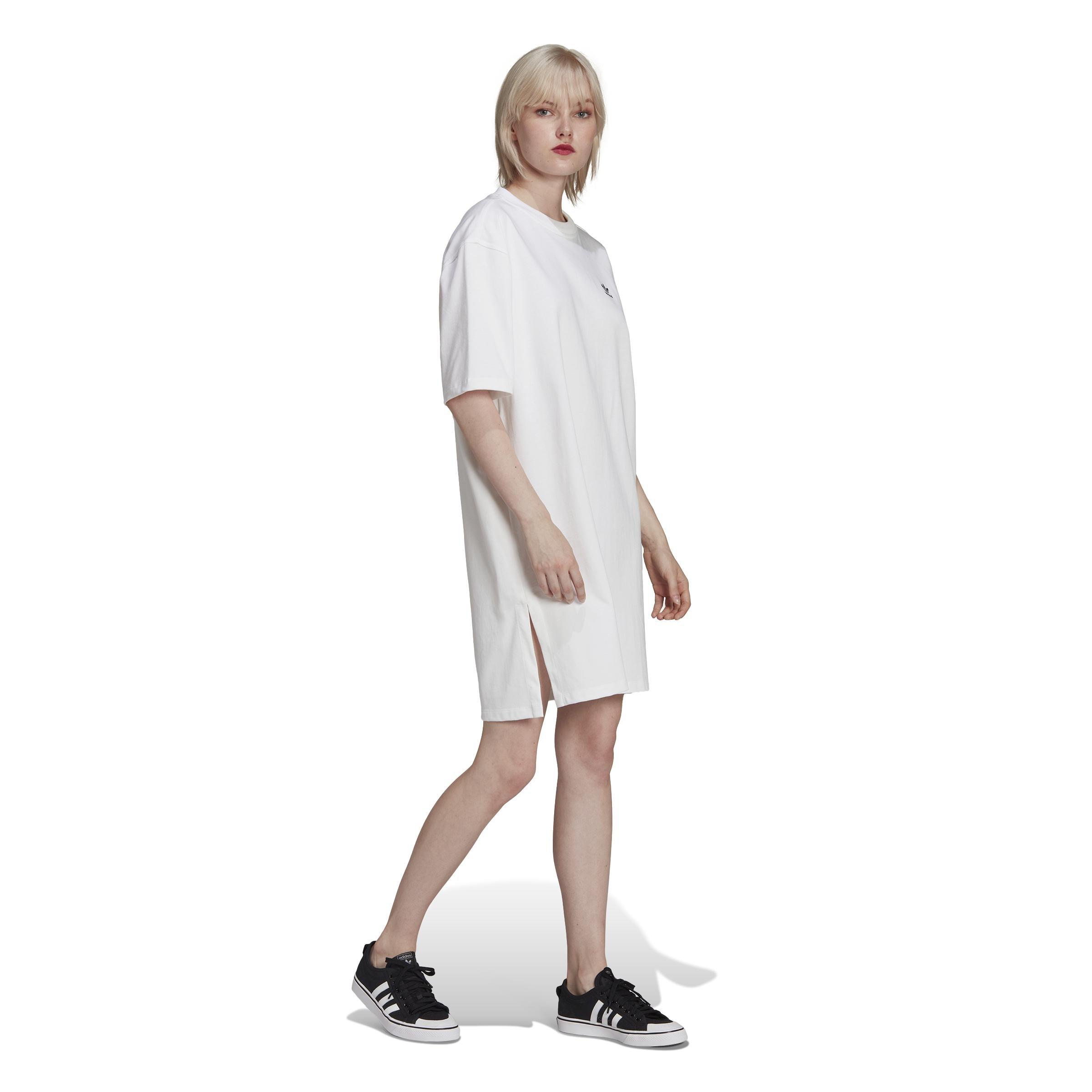 Adicolor Classics Big Trefoil T-Shirt Dress, White, A901_ONE, large image number 27