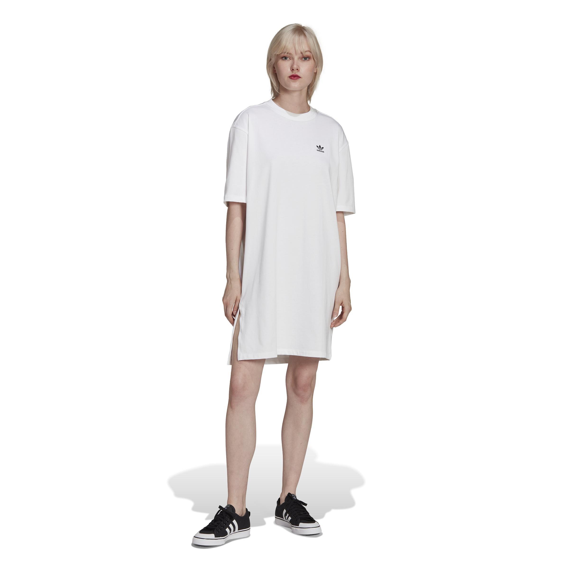 Adicolor Classics Big Trefoil T-Shirt Dress, White, A901_ONE, large image number 29