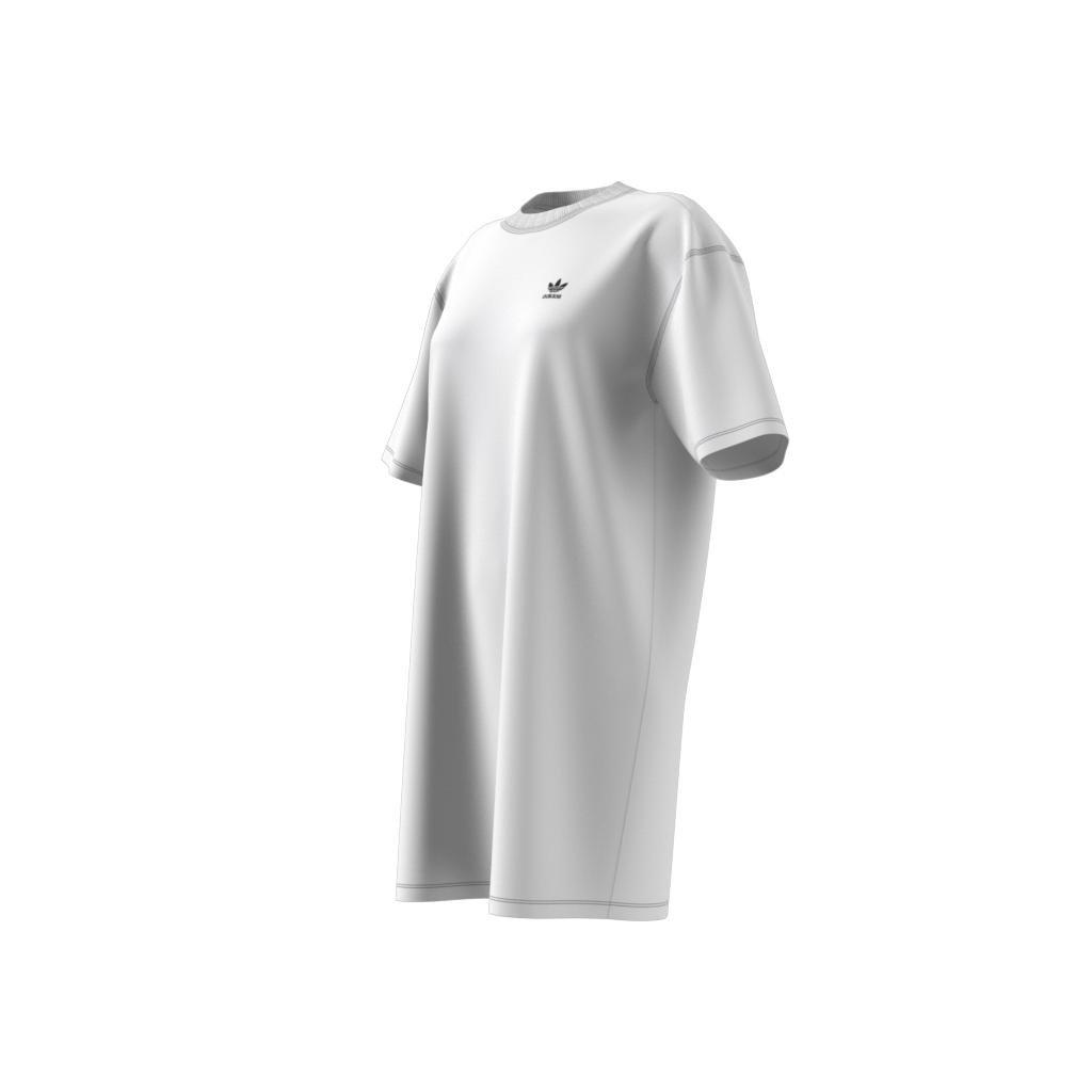 Adicolor Classics Big Trefoil T-Shirt Dress, White, A901_ONE, large image number 30