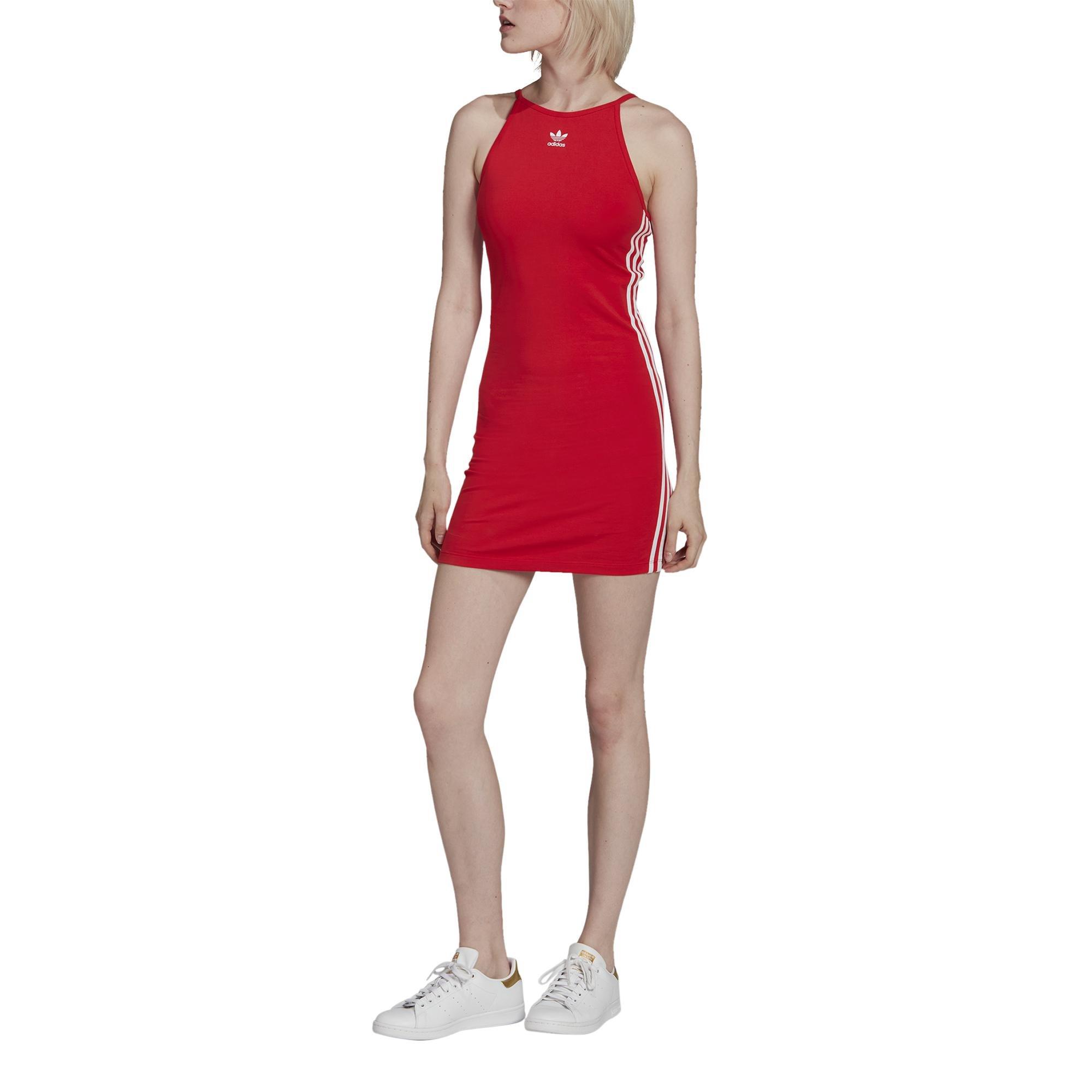 Adicolor Classics Tight Summer Dress, Red, A901_ONE, large image number 5