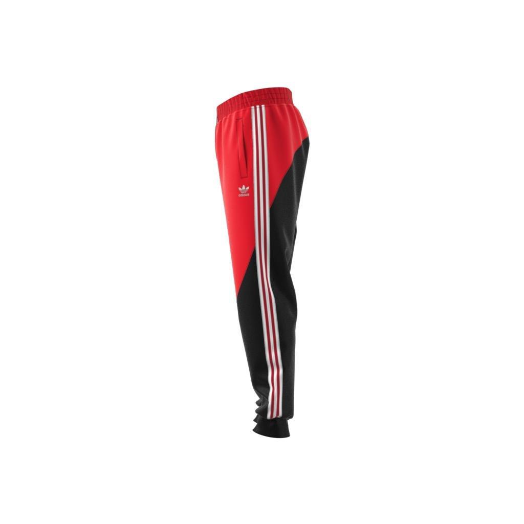 Sst Blocked Tracksuit Bottoms, Red, , large image number 2