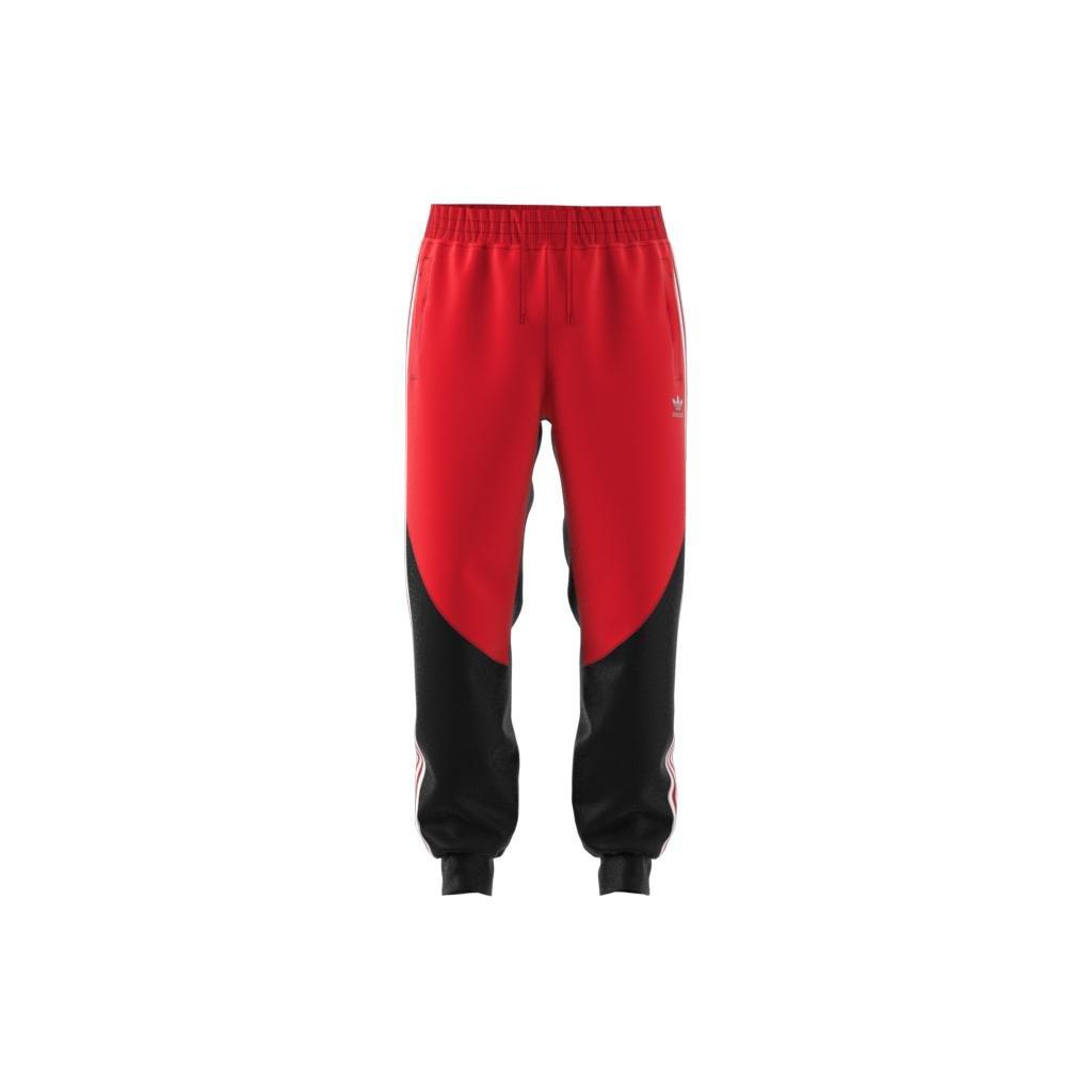 Sst Blocked Tracksuit Bottoms, Red, , large image number 3