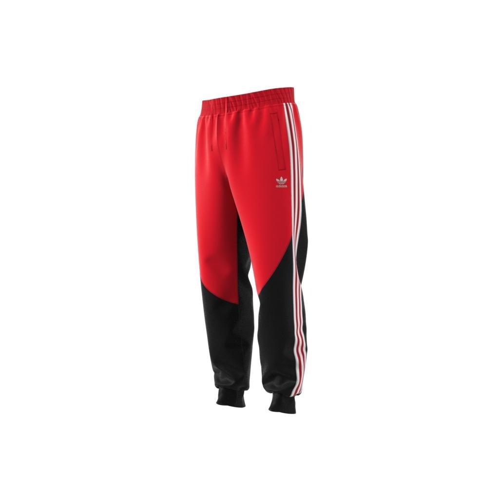 Adidas Waterproof Tracksuit Bottoms - Red - S – Headlock