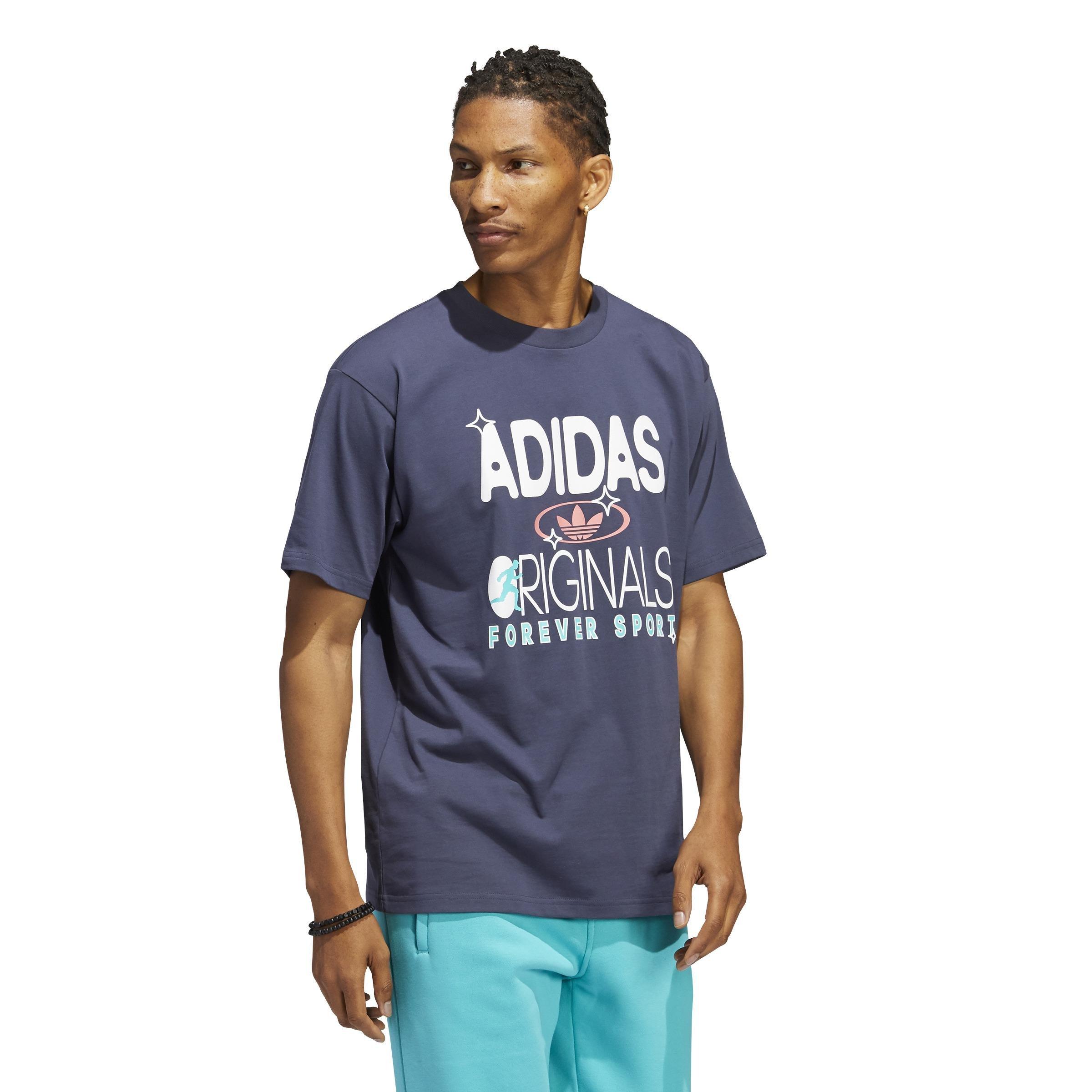 Originals Forever Sport Short Sleeve T-Shirt, Blue, A901_ONE, large image number 10