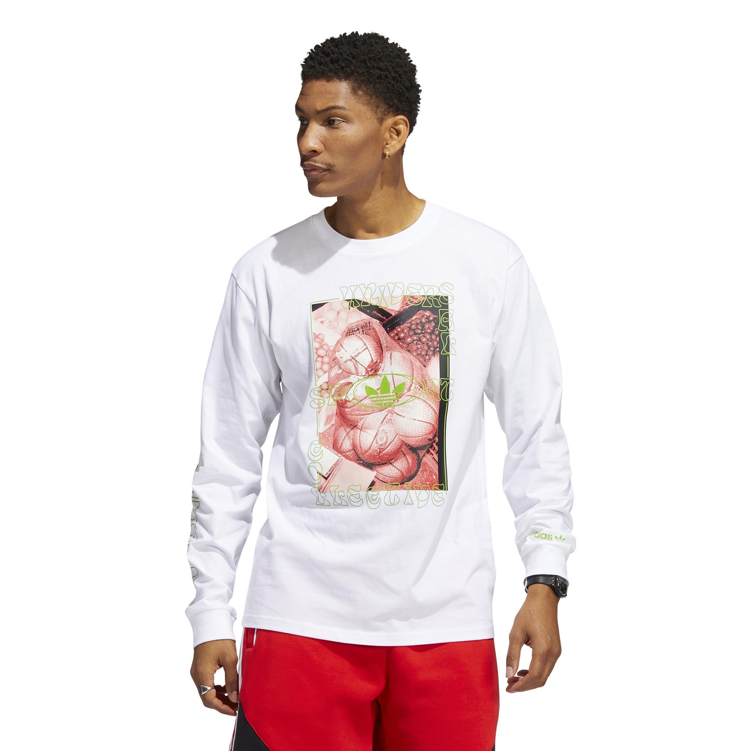B-Ball Photo T-Shirt, White, , large image number 1