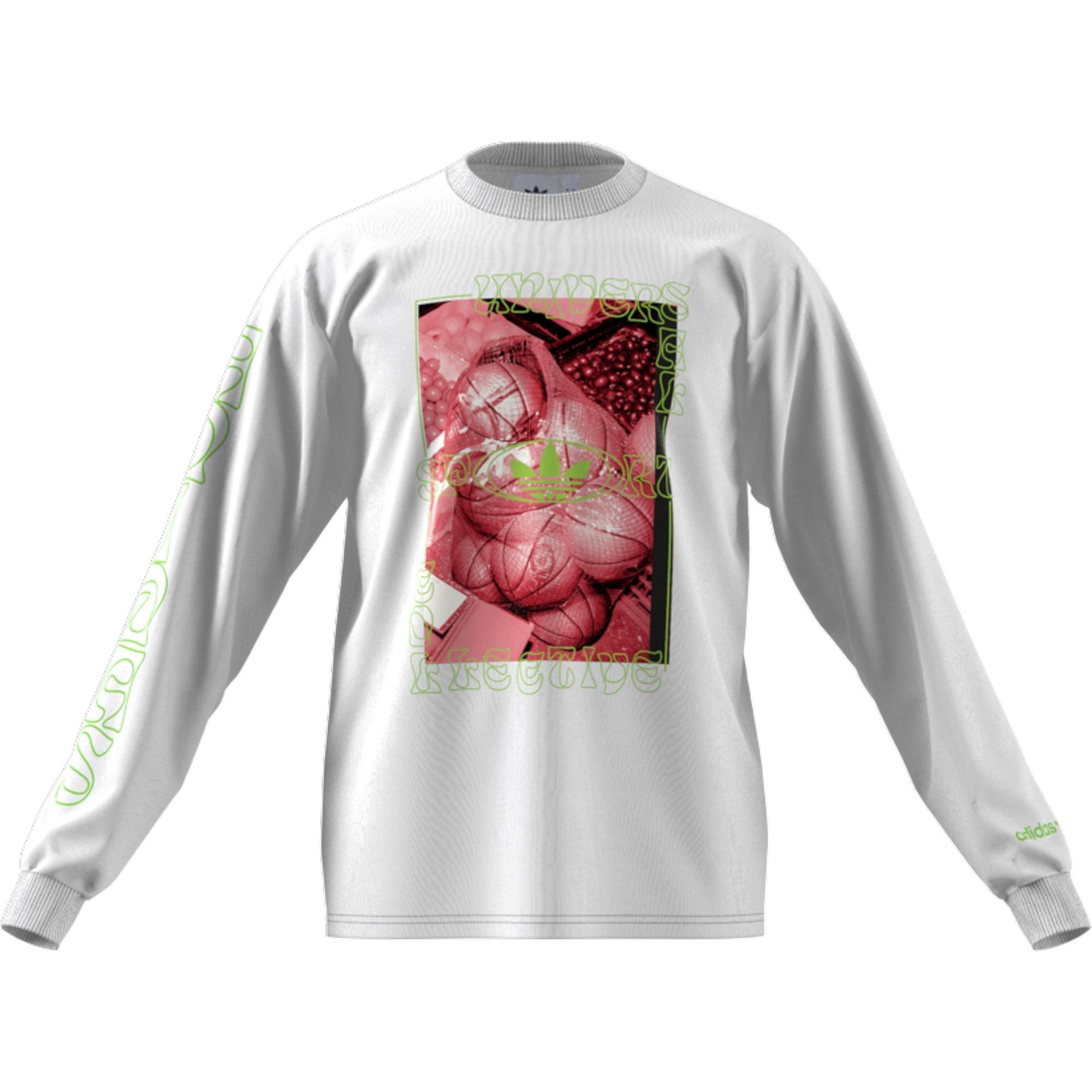 B-Ball Photo T-Shirt, White, A901_ONE, large image number 3