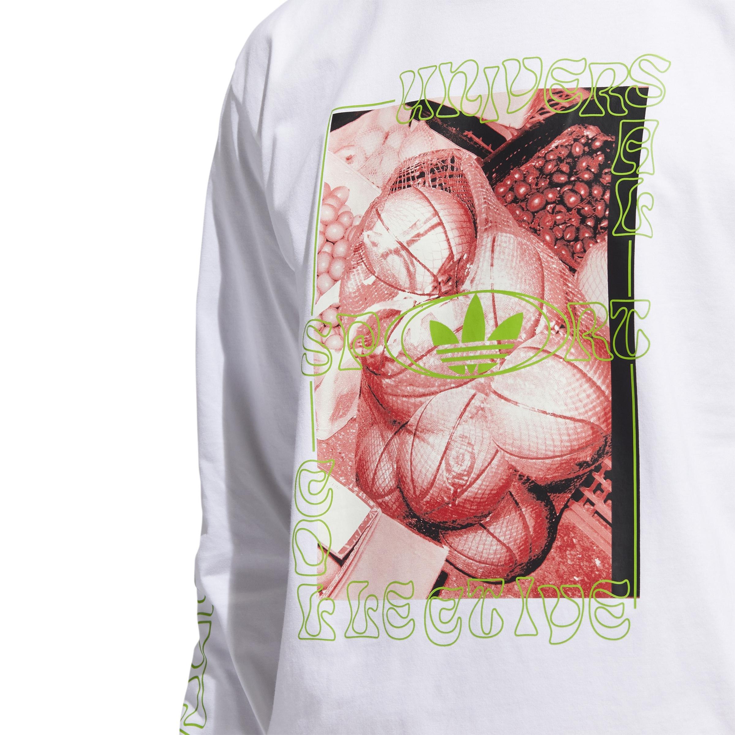 B-Ball Photo T-Shirt, White, A901_ONE, large image number 5