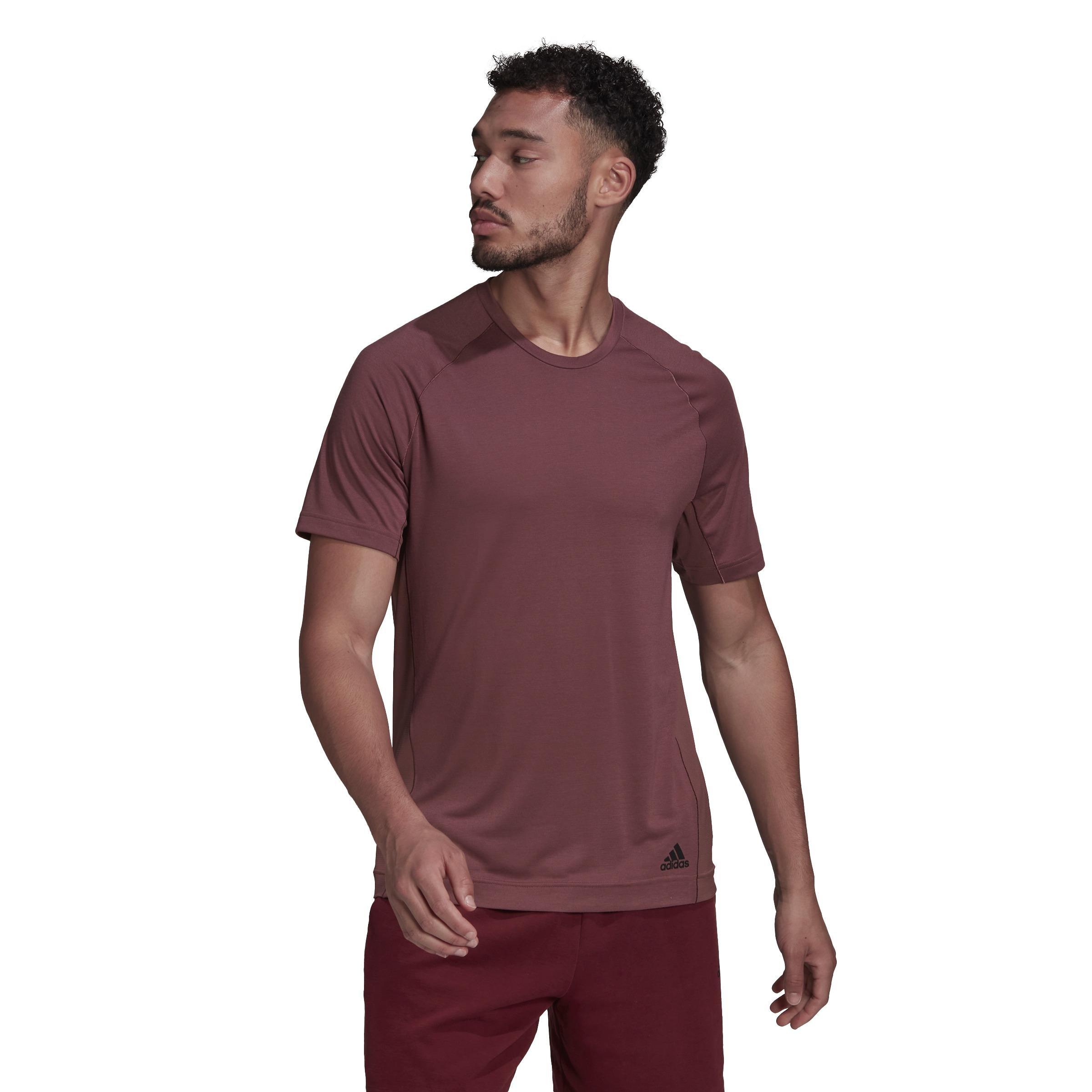 Yoga Training T-Shirt, Burgundy, , large image number 1