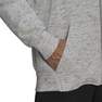 Mens Melange Full-Zip Hooded Sweatshirt, Grey, A901_ONE, thumbnail image number 6
